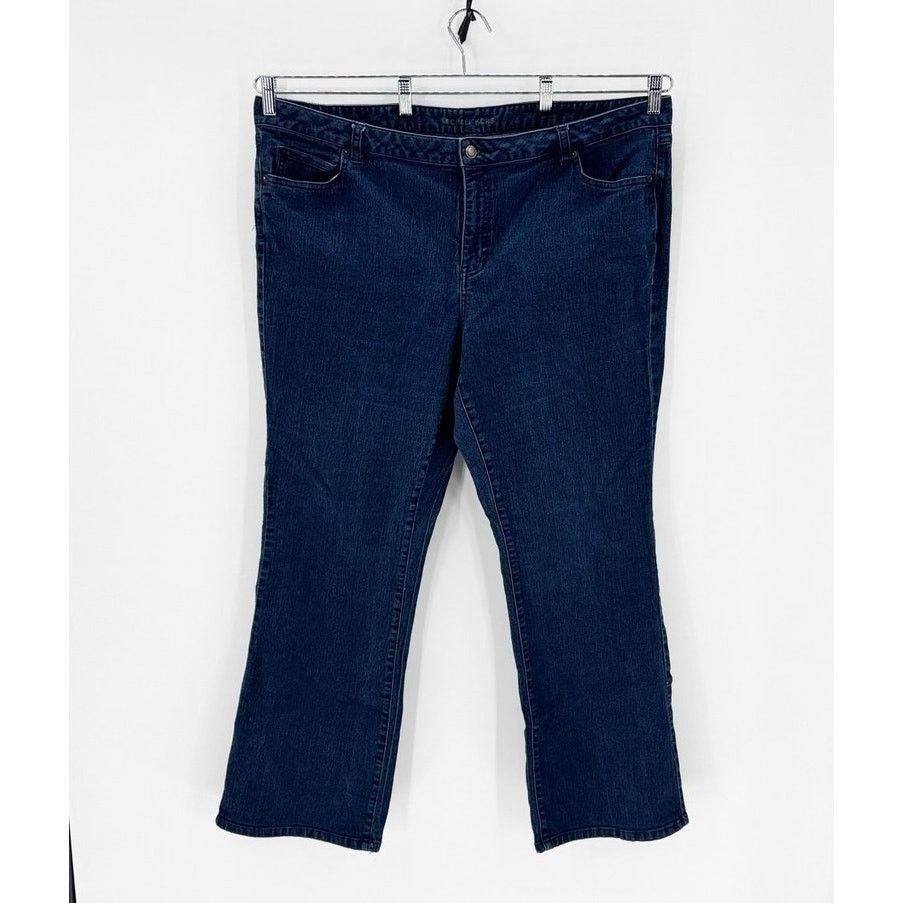 Michael Kors Vintage true Y2K dark wash flare jeans size 22 Y2K baddie Size 28" / US 6 / IT 42 - 1 Thumbnail