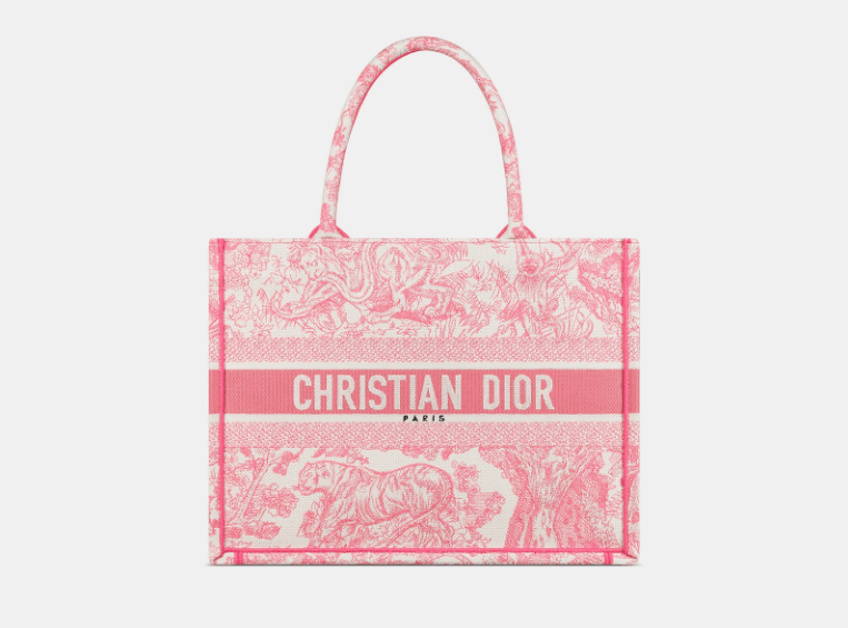 Dior o1w1db10525 M1296Z Size : OS / Medium Book Tote Bag in Pink Size ONE SIZE - 2 Thumbnail