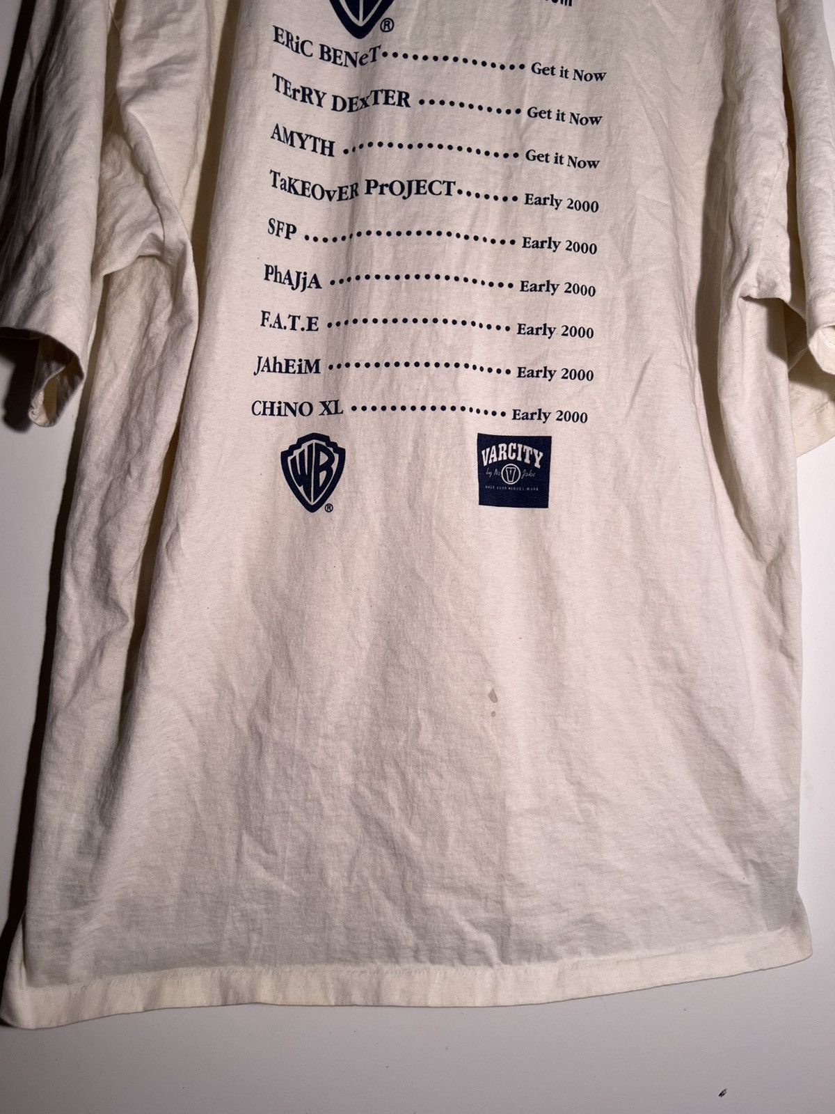Vintage 90's 2000's Y2K VTG Vintage Varcity 32 Hitmakers Music Shirt Size US XL / EU 56 / 4 - 9 Thumbnail