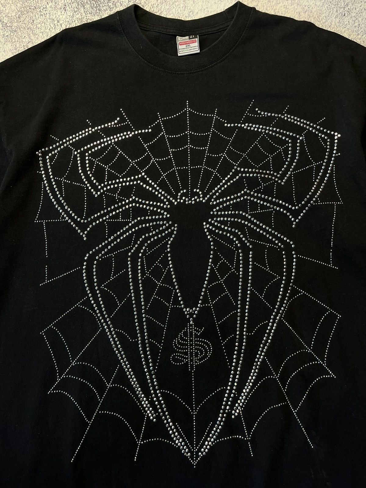 Vintage Rare Vintage Spider Big Logo T Shirt Y2K Size US XXL / EU 58 / 5 - 9 Thumbnail