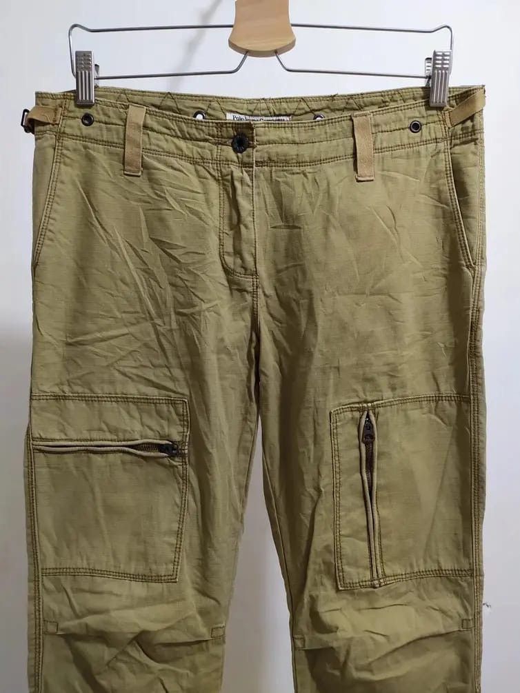 Polo Ralph Lauren Polo Ralph Lauren Polo Jeans Cargo Drawstring Hem Pants Size US 29 - 2 Thumbnail