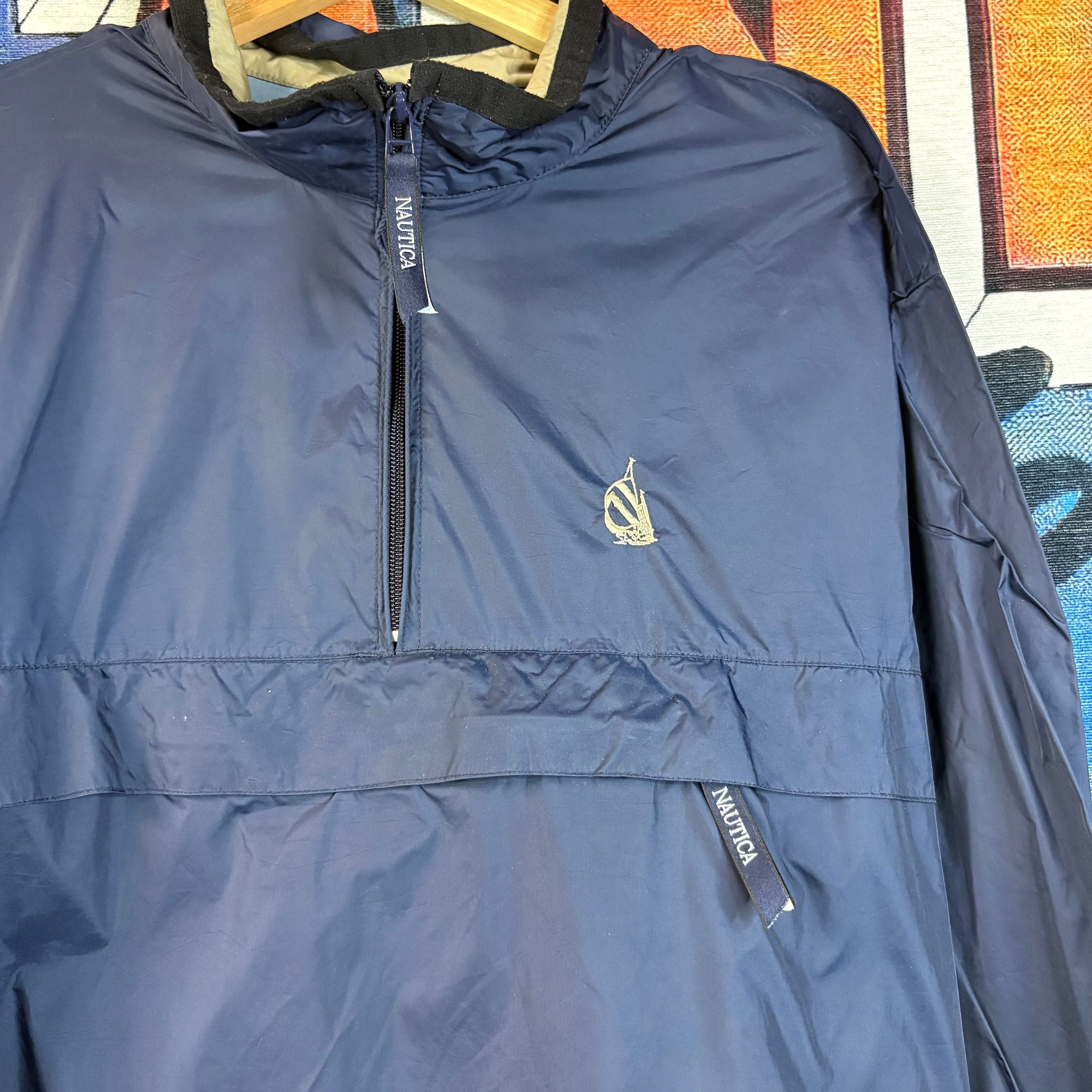 Nautica Nautica Windward Quarter Zip Pullover Jacket Size Medium Size US M / EU 48-50 / 2 - 2 Thumbnail