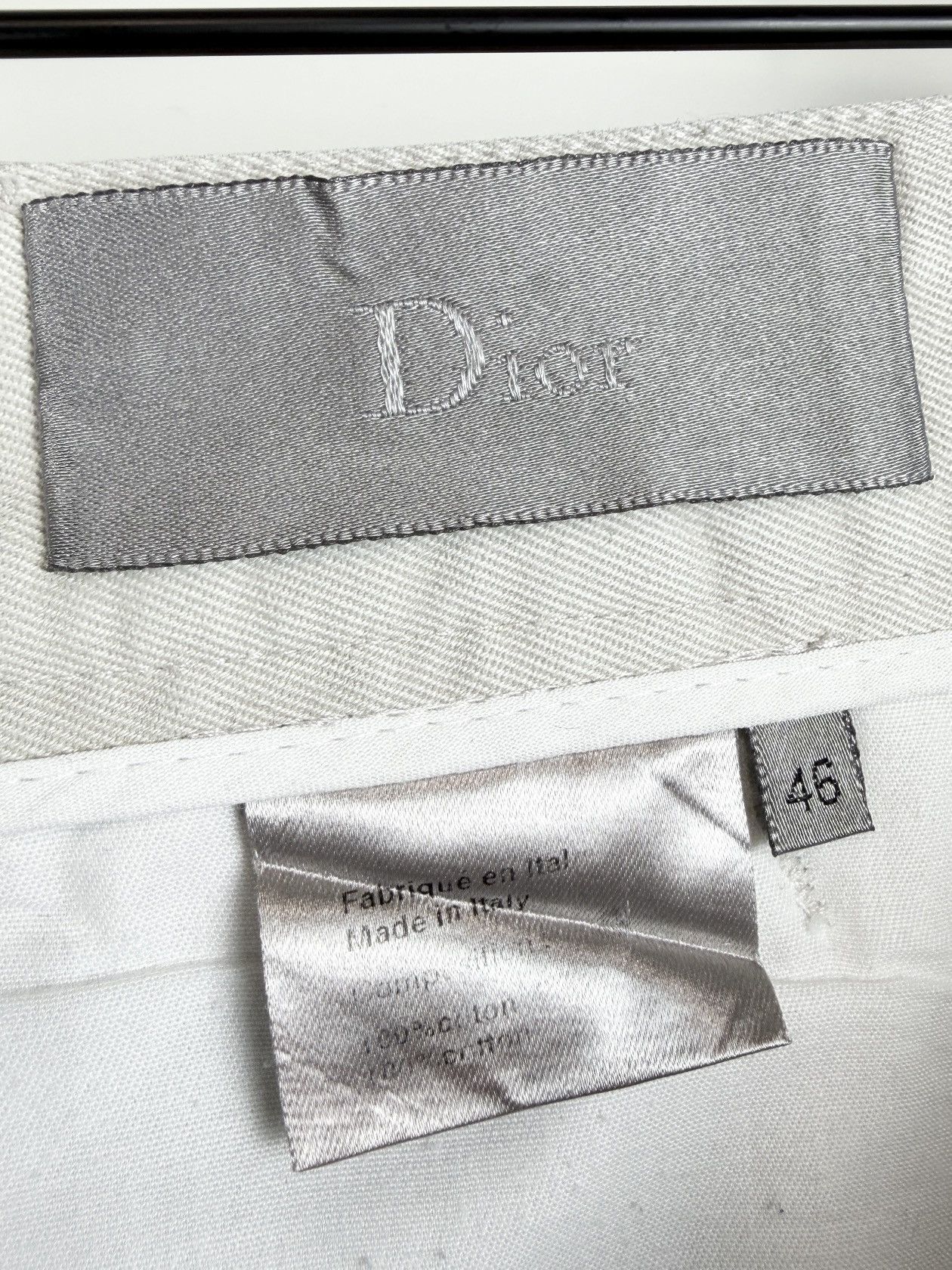 Dior × Hedi Slimane SS05 Dior Homme Beck Wide Leg Buttoned Trousers Pants Size US 32 / EU 48 - 7 Thumbnail