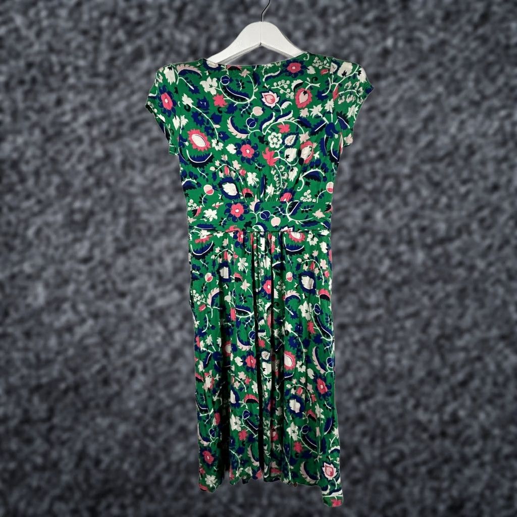 Boden Boden Women’s Sheath Dress Multicolor Floral Pullover Short Sleeve Stretch 4R Size S / US 4 / IT 40 - 1 Thumbnail