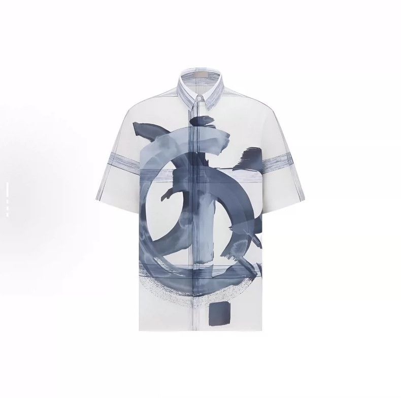 Dior Dior Size 41 FW22 tie-dyed lapel hidden button open-closed Size US XXS / EU 40 - 1 Thumbnail