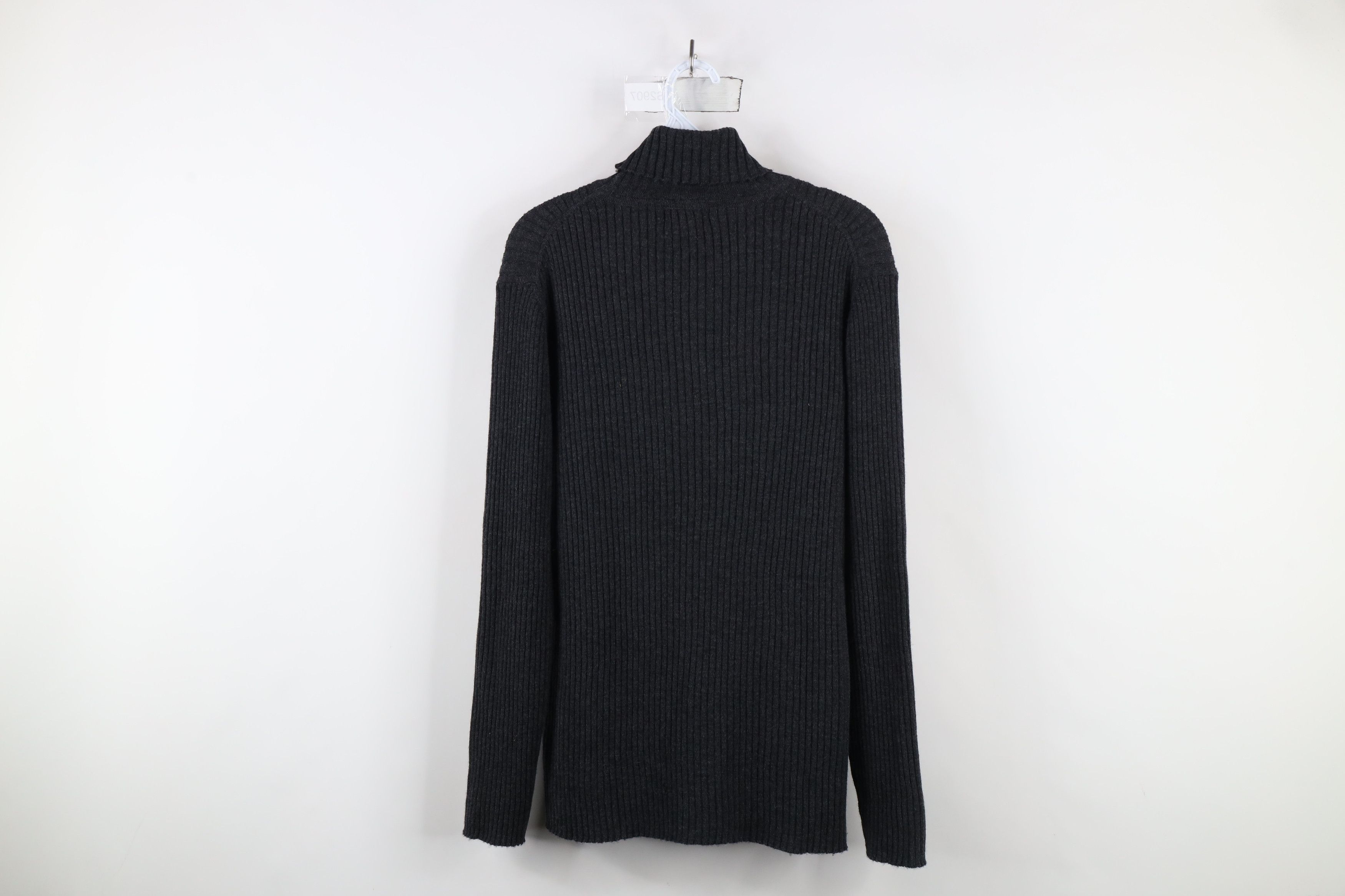 Banana Republic × Vintage Vintage 90s Banana Republic Ribbed Knit Turtleneck Sweater Size L / US 10 / IT 46 - 8 Thumbnail
