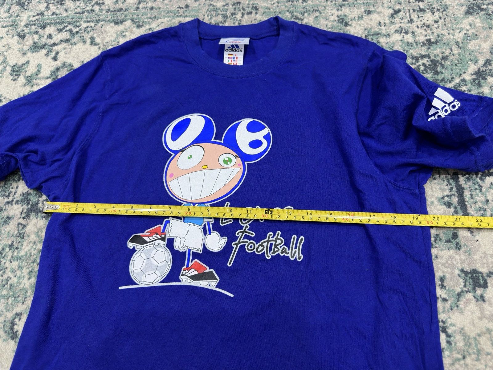 Takashi Murakami Vintage Takashi Murakami Design X Adidas Kirin JFA Tee Size US L / EU 52-54 / 3 - 12 Thumbnail