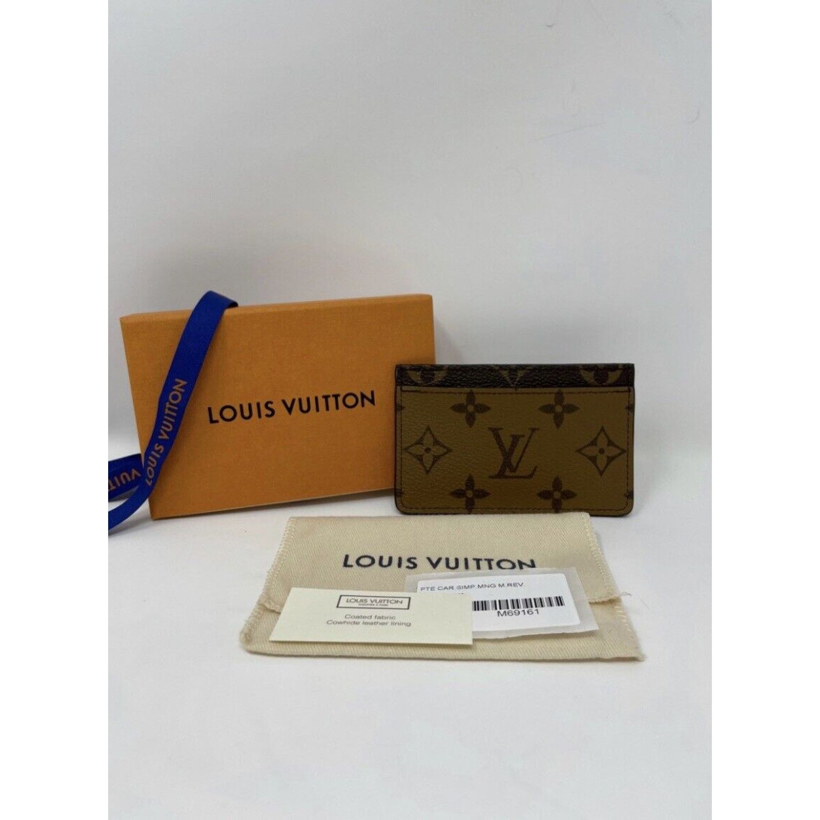 Louis Vuitton Brand New Louis Vuitton Monogram Reverse Canvas Card Holder Size ONE SIZE - 2 Thumbnail