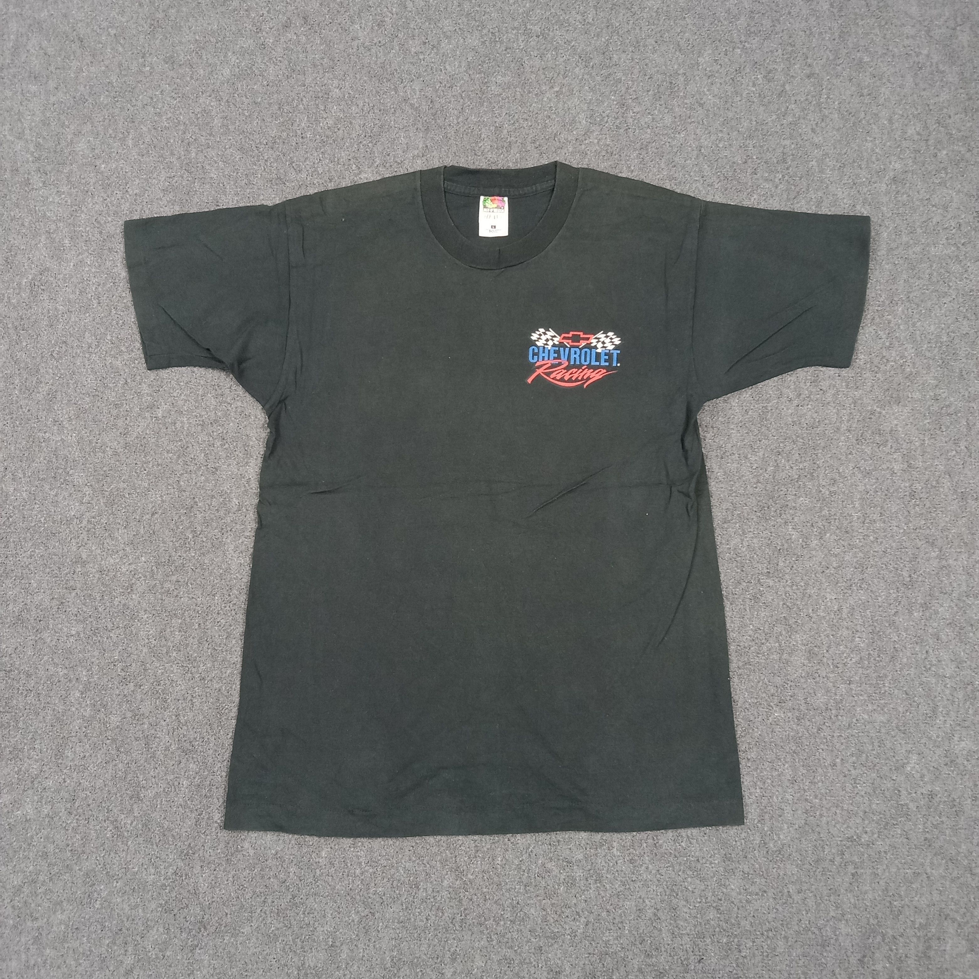 Vintage 90s Chevrolet Racing Motorsport Single Stitch Tshirt C285N26 Size US M / EU 48-50 / 2 - 4 Thumbnail