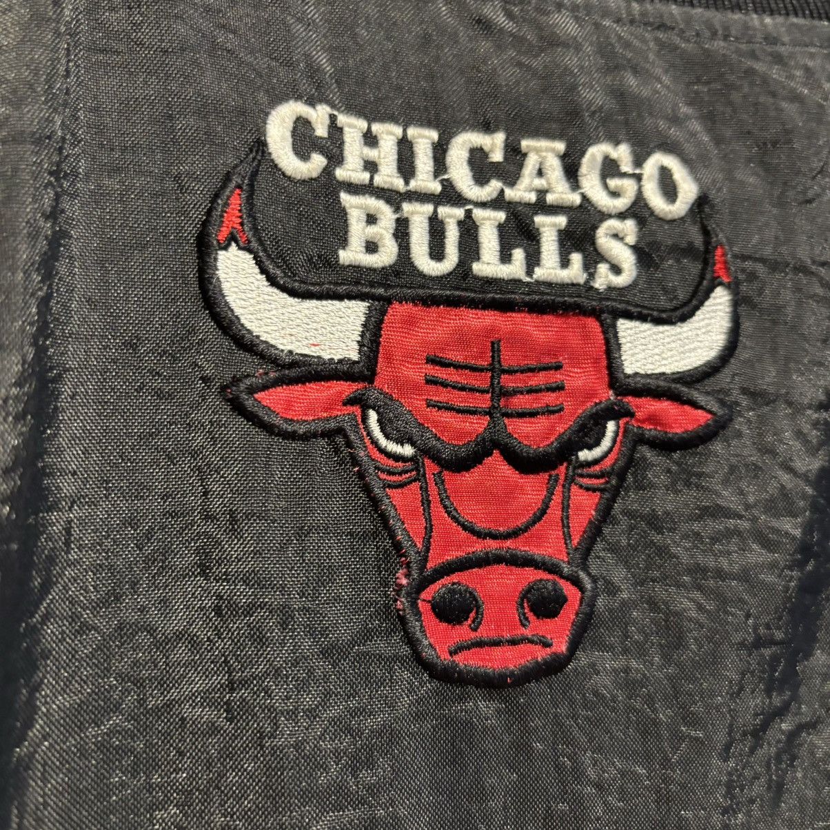 NBA × Pro Player × Vintage Vintage 90's Chicago Bulls Pro Player Windbreaker Black NBA Size US M / EU 48-50 / 2 - 15 Thumbnail