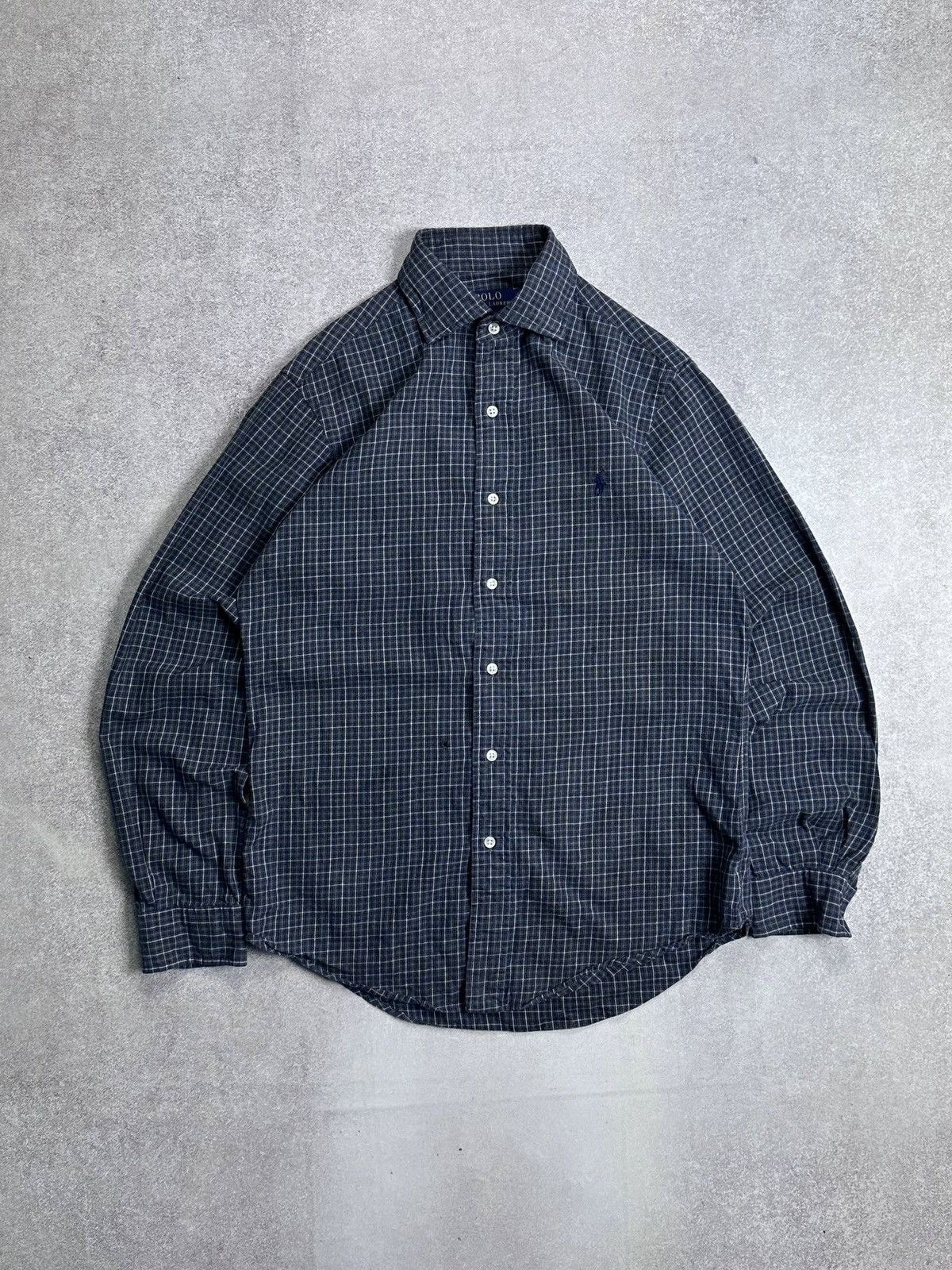 Vintage 90s Polo Ralph Lauren Flannel Travis Style Shirt S
