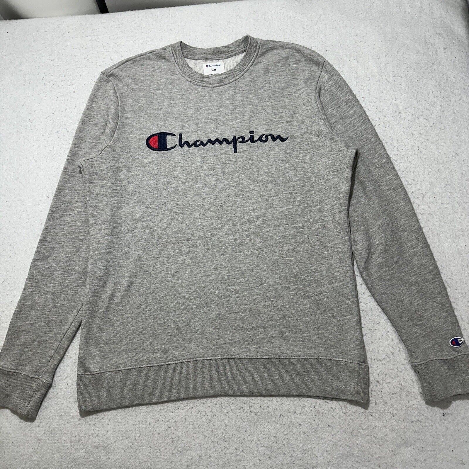 Champion Champion Medium Crewneck Sweatshirt Gray Pullover Logo Size US M / EU 48-50 / 2 - 1 Thumbnail