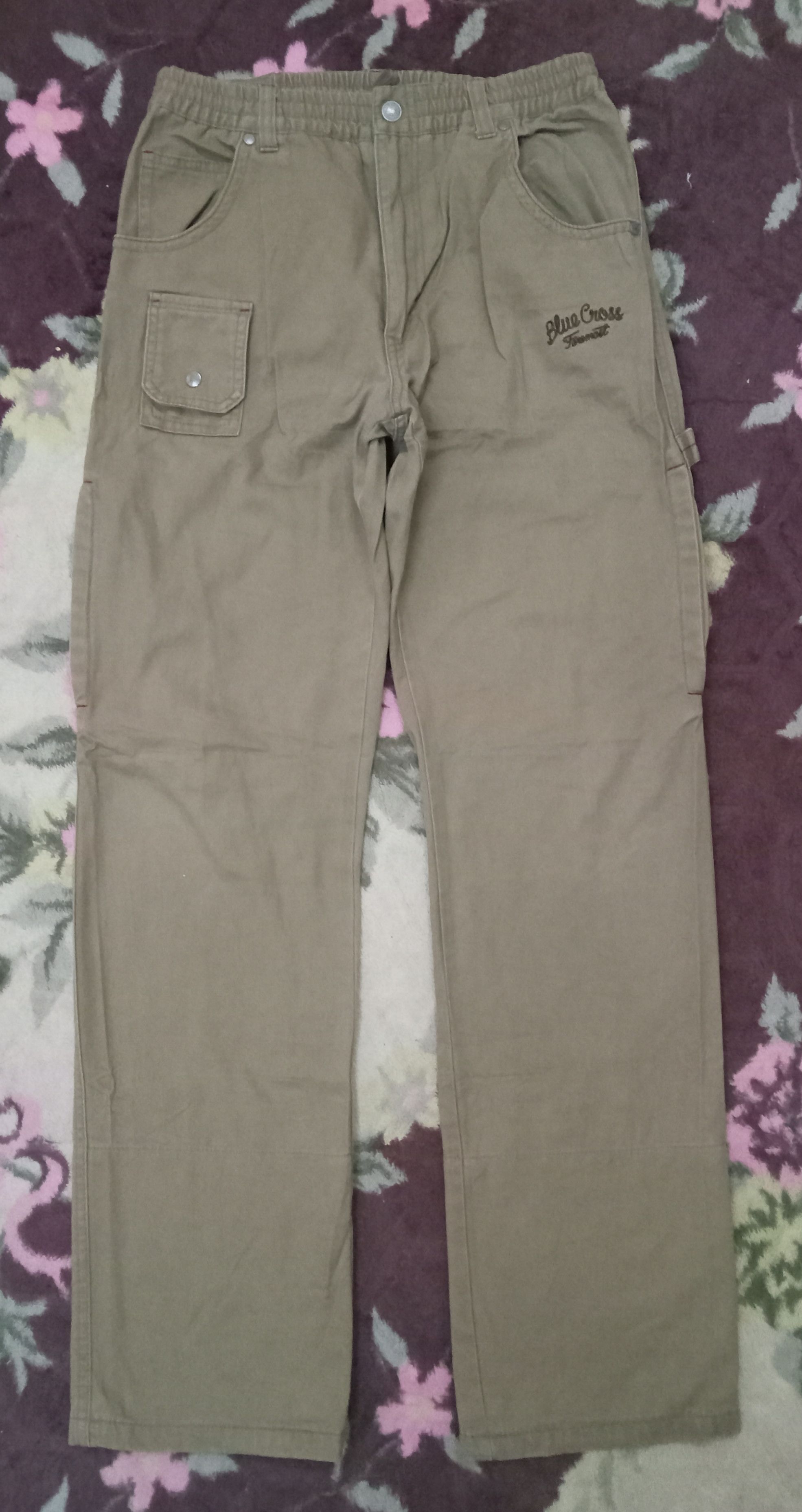 Other Blue Cross Multi Pockets Pants Size US 33 - 2 Thumbnail