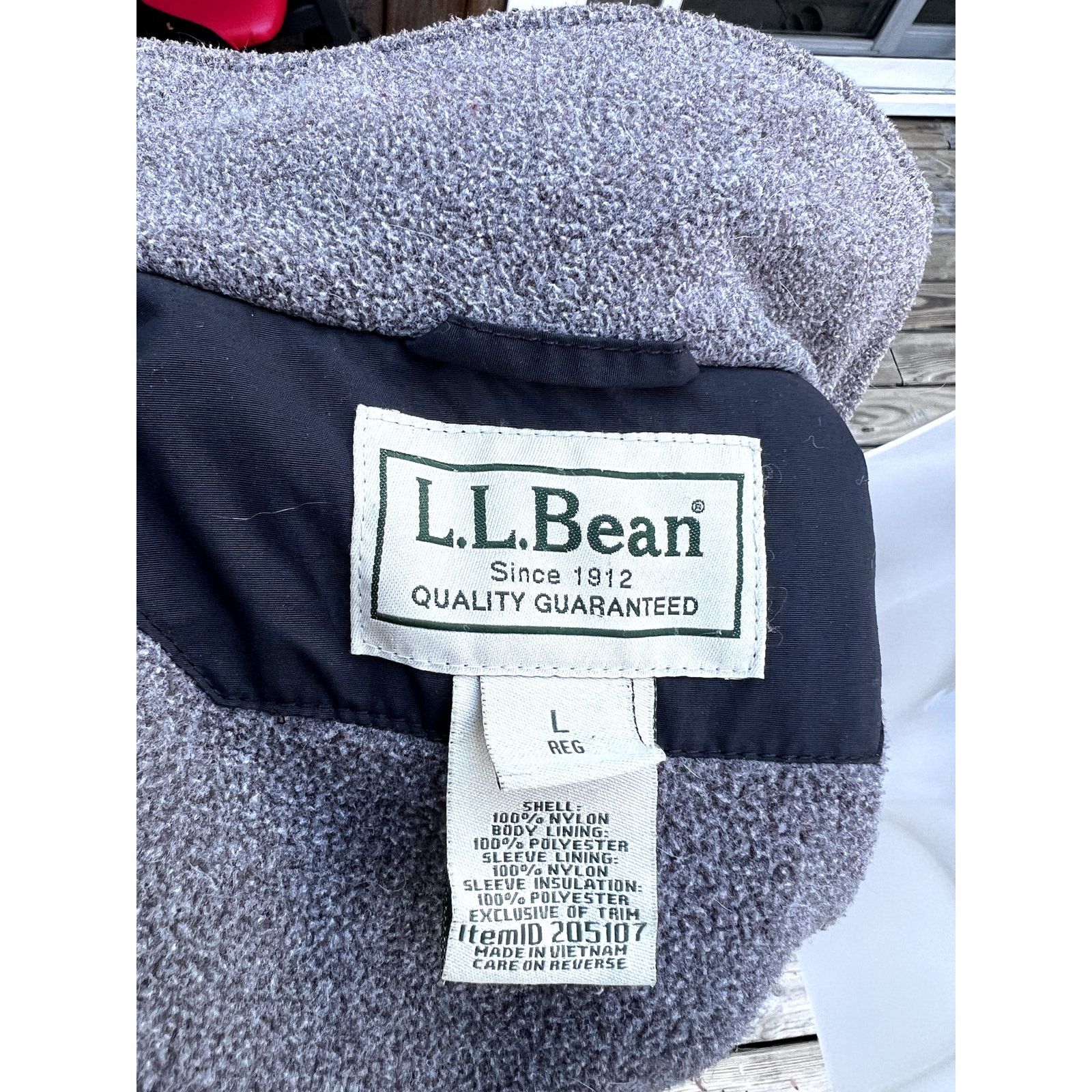 L.L. Bean L.L. Bean Gray Down Jacket Mens Polyester Nylon Shell Size US L / EU 52-54 / 3 - 8 Thumbnail