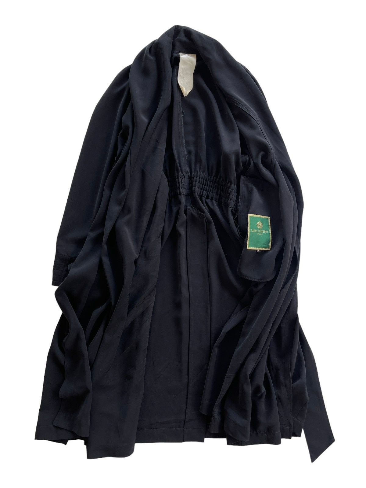 Japanese Brand LUNA MATTINO Luxury Belted Duster Coat Size US M / EU 48-50 / 2 - 2 Thumbnail