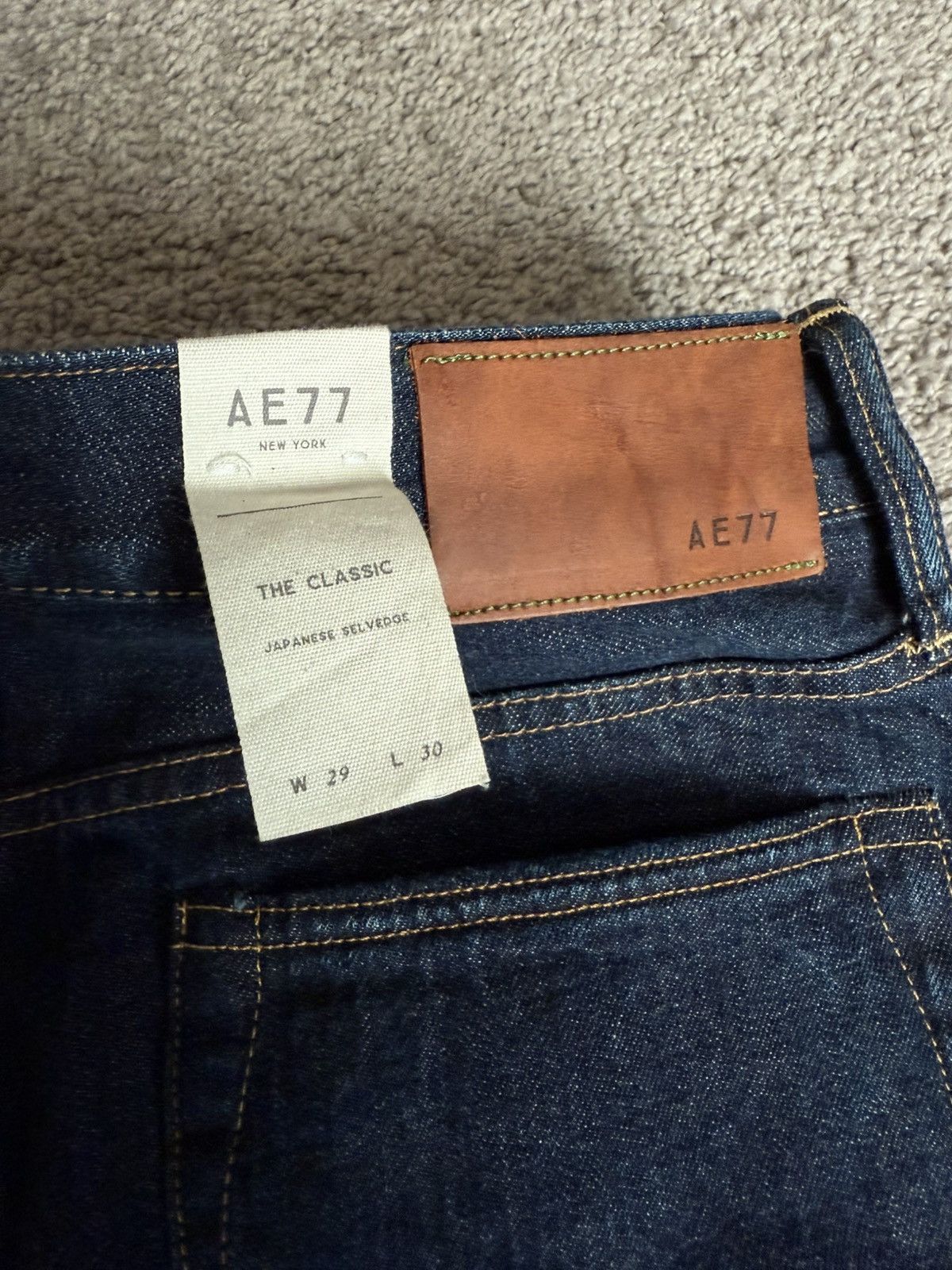 Aeropostale × Japanese Brand AE77 Japanese Selvedge Denim Size US 29 - 5 Thumbnail