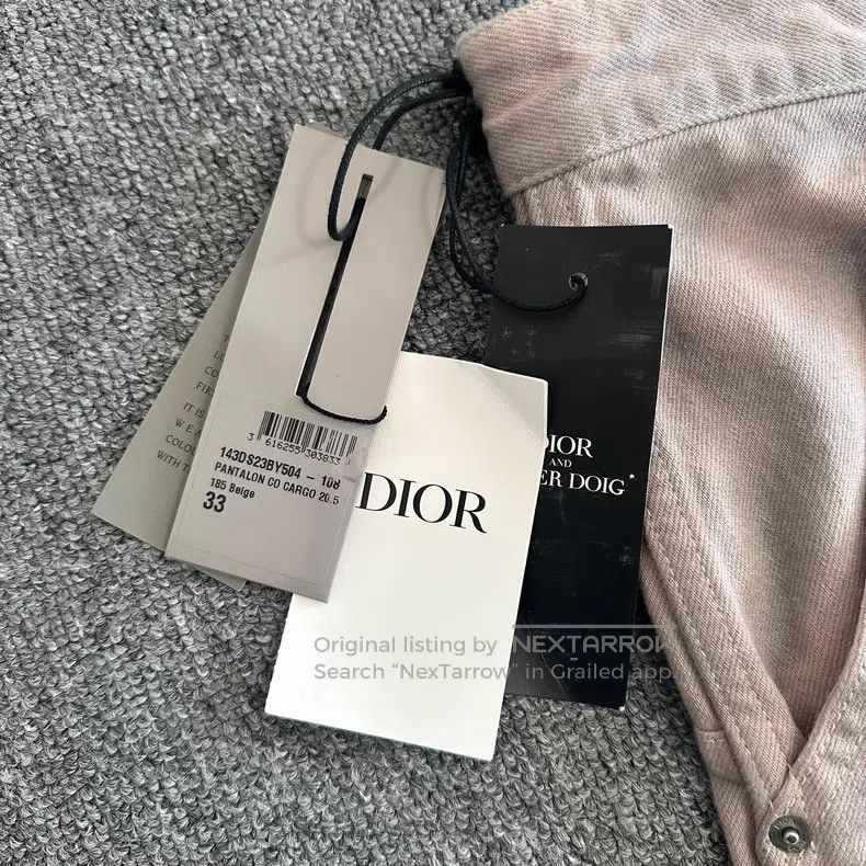 Dior Dior 21ss gray and pink washed tie-dye jeans Size US 33 - 2 Thumbnail