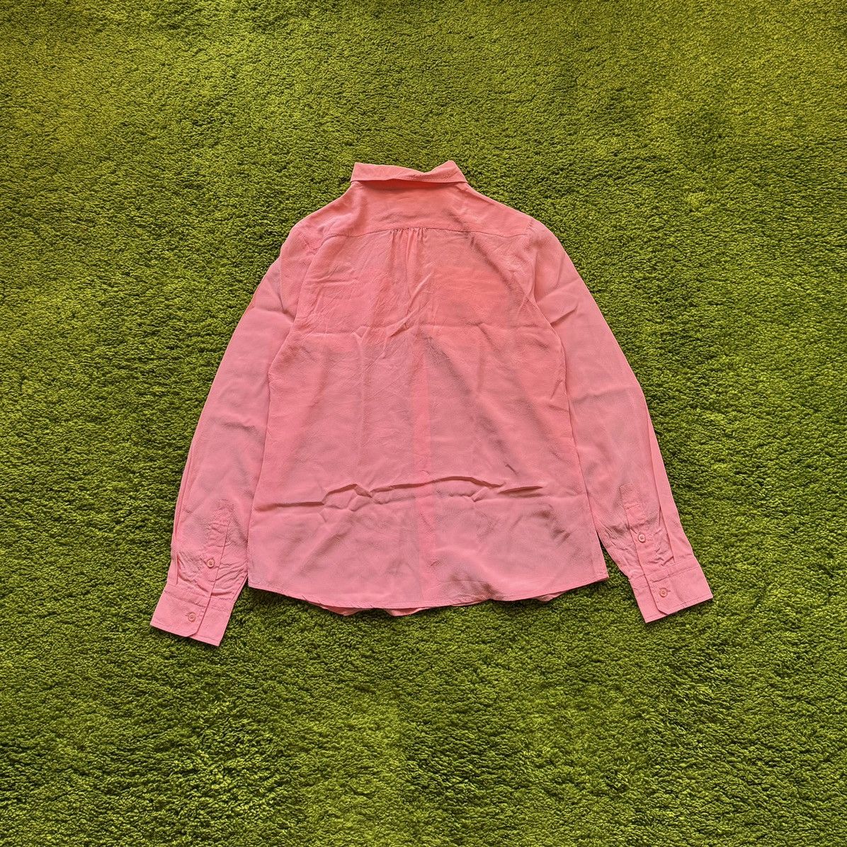 Designer × Max Mara × Weekend Max Mara Max Mara Weekend 100% silk buttons up shirt blouse Size M / US 6-8 / IT 42-44 - 2 Thumbnail