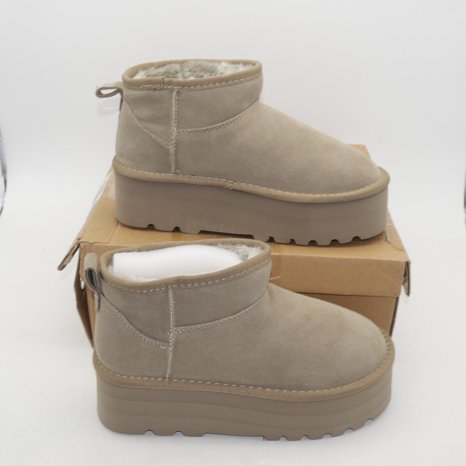 Other NEW Project Cloud Huggy Women's 6 Platform Suede Ankle Boots Size US 6 / IT 36 - 5 Thumbnail