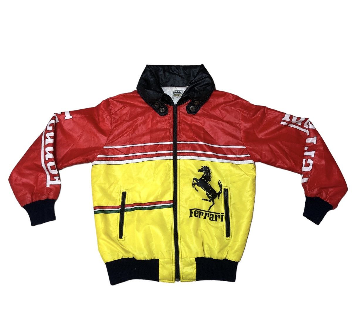 image of Ferrari F1 Racing Jacket 1979 in Red/Yellow, Men's (Size Small)