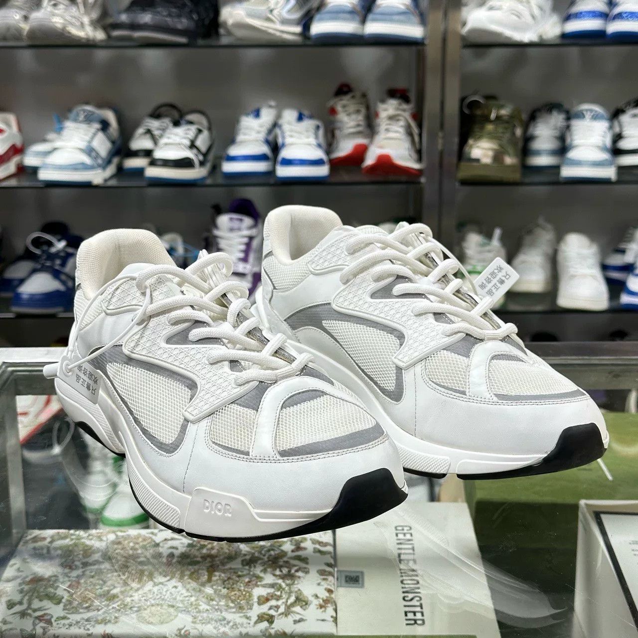Dior DIOR B24 White Gray Sneakers Size US 11 / EU 44 - 1 Thumbnail