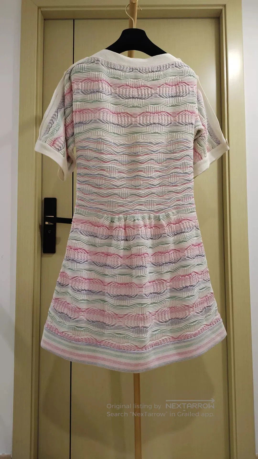 Chanel Chanel Rainbow Stripe Knit Dress. Size M / US 6-8 / IT 42-44 - 2 Thumbnail