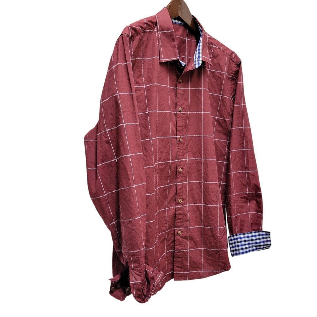 Other Coofandy Men's Slim-Fit Long-Sleeves Plaid Shirt Size Large Size US L / EU 52-54 / 3 - 4 Thumbnail