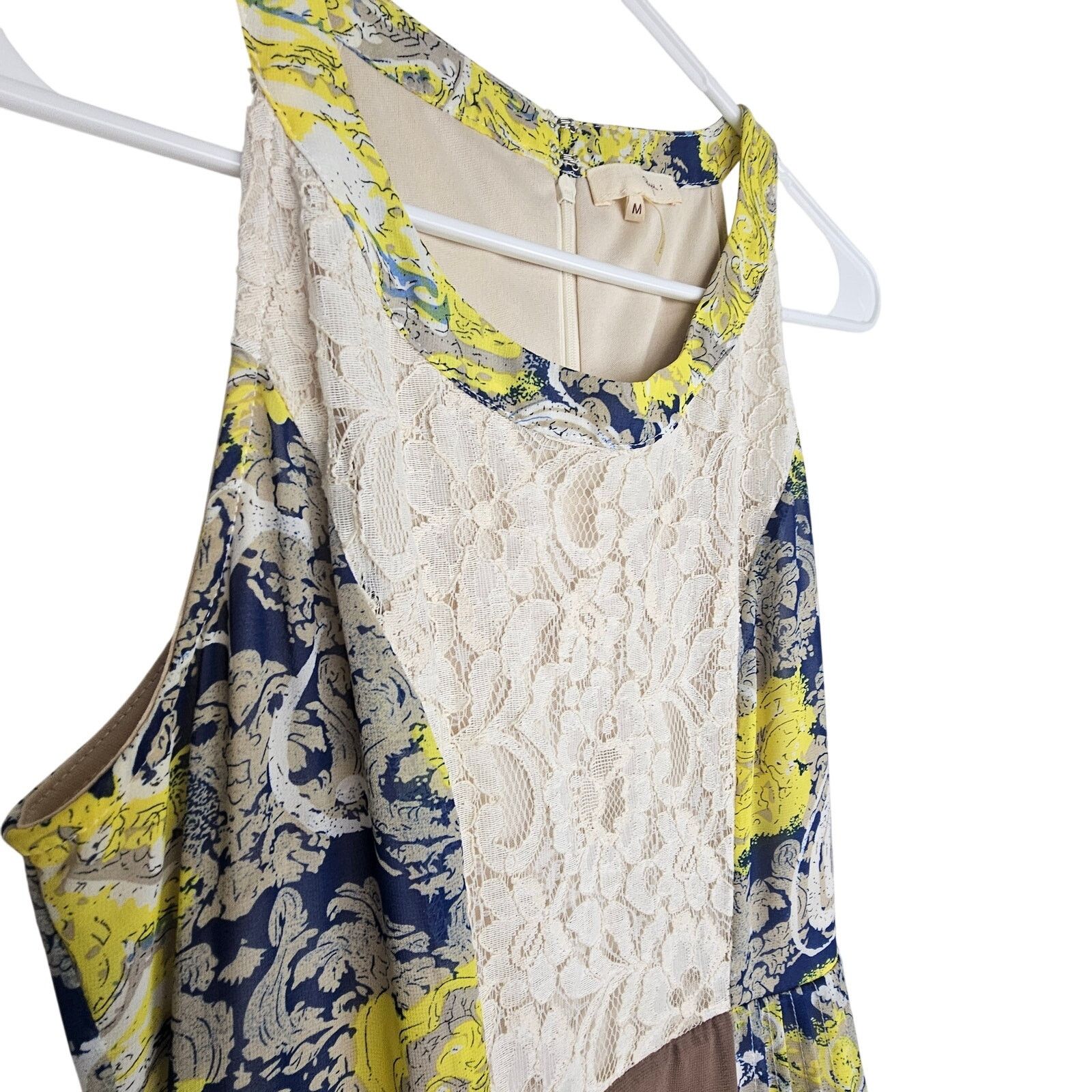 Anthropologie Anthropologie Ryu Womens Patchwork Lace Maxi Dress Sz M Boho Size M / US 6-8 / IT 42-44 - 6 Thumbnail