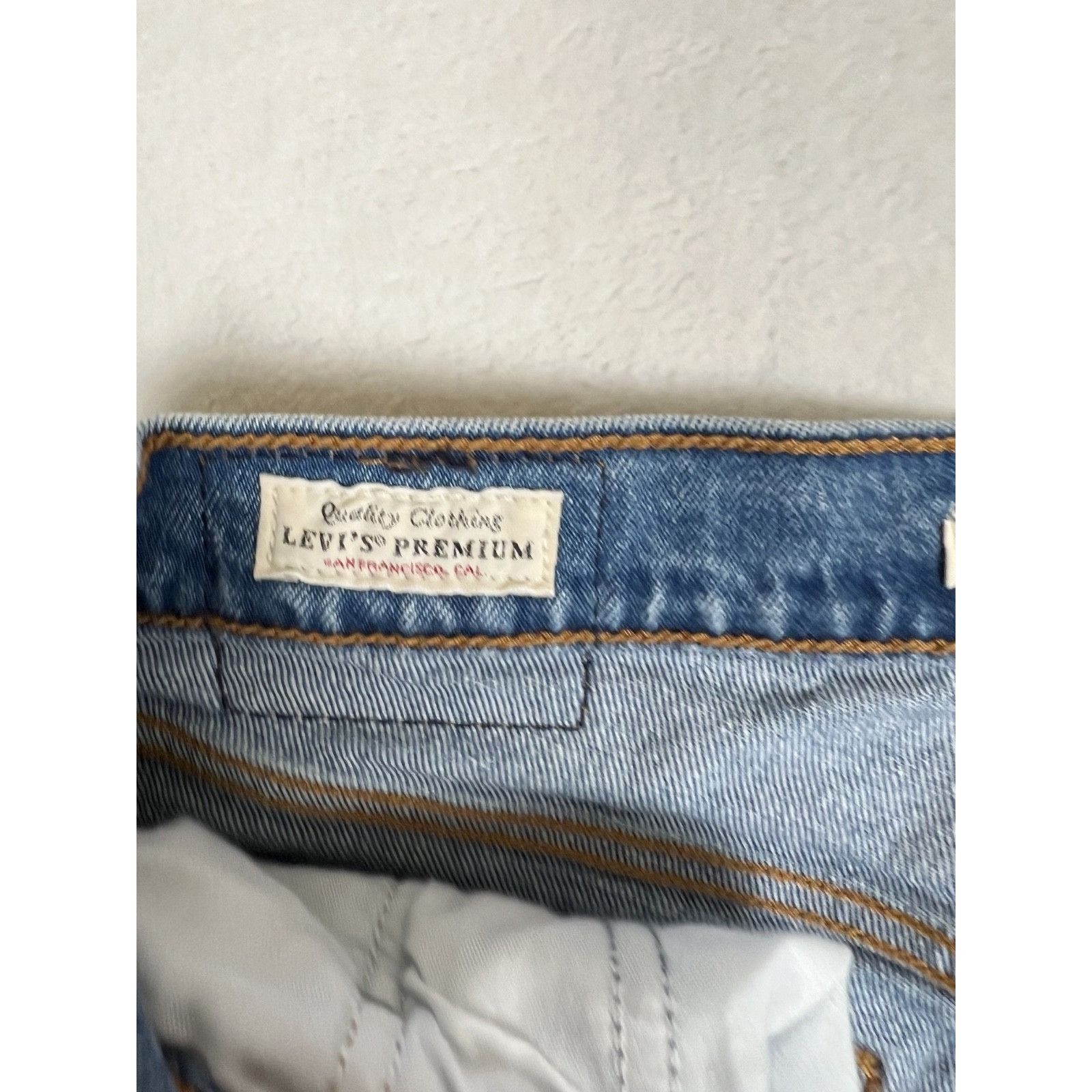 Levi's Levis Wedgie Jeans Womens 25 High Rise Straight Distressed B Size 25" / US 0 / IT 36 - 3 Thumbnail