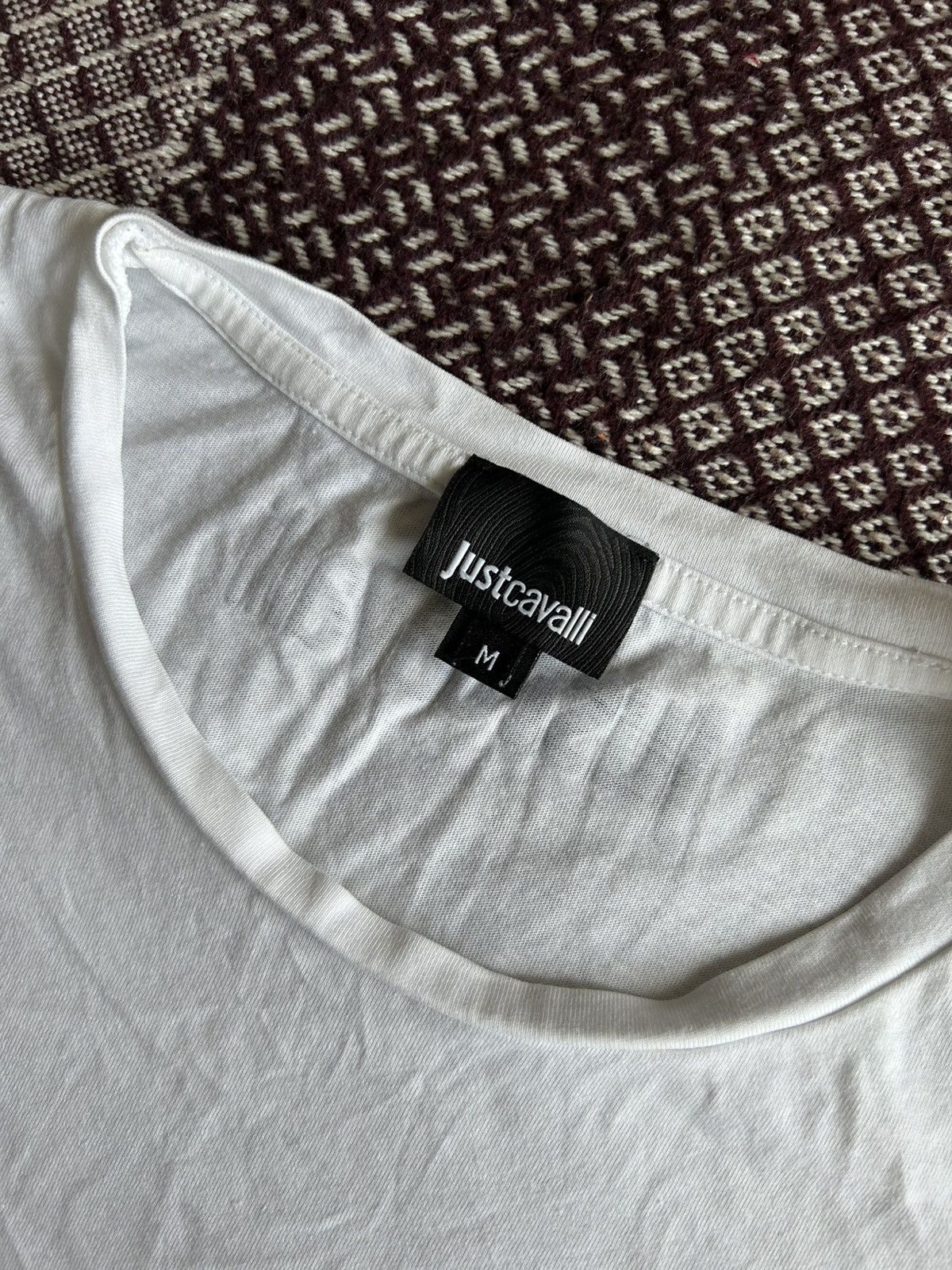 Just Cavalli × Roberto Cavalli Just Cavalli Rare Big logo T-shirt Size M Logo Print Size US M / EU 48-50 / 2 - 4 Thumbnail