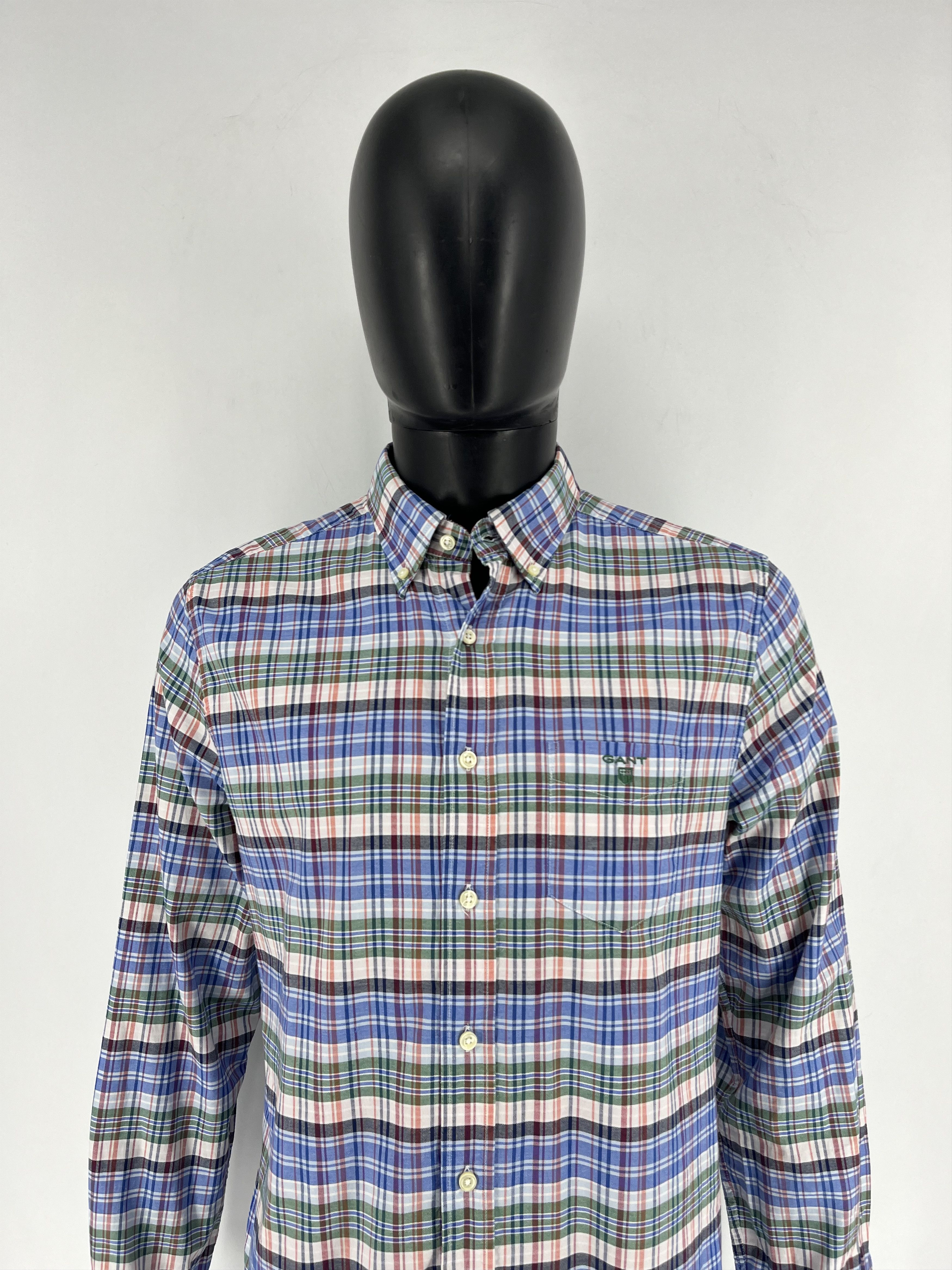 Gant × Vintage Vintage Flannel GANT Plaid Shirt Travis style Size US L / EU 52-54 / 3 - 1 Thumbnail