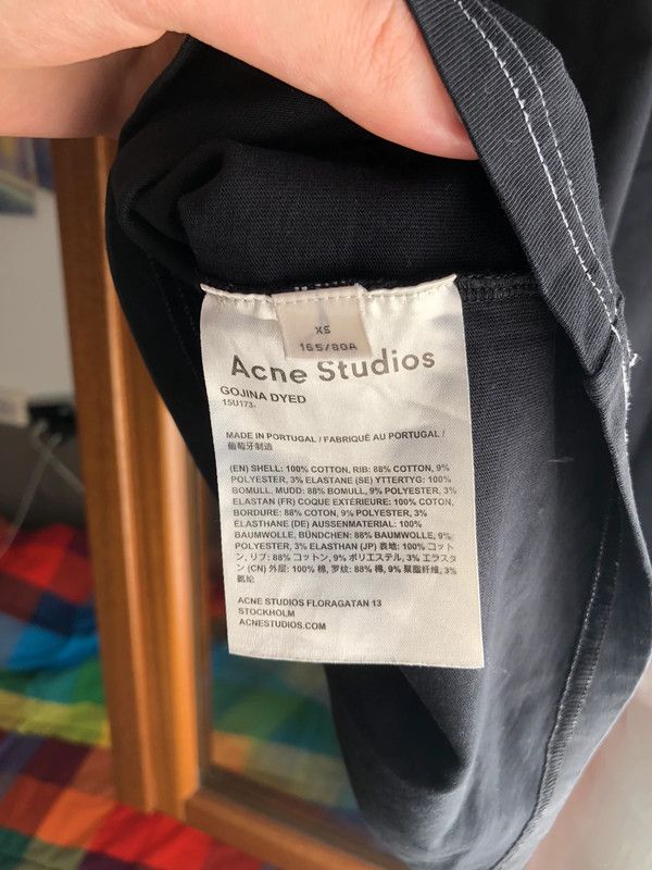 Acne Studios Acne Studios Oversized Neck Logo T-Shirt Size US M / EU 48-50 / 2 - 9 Thumbnail