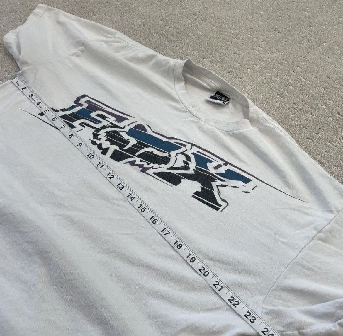 Fox Racing Vintage Fox Racing Tee Size US XL / EU 56 / 4 - 2 Thumbnail