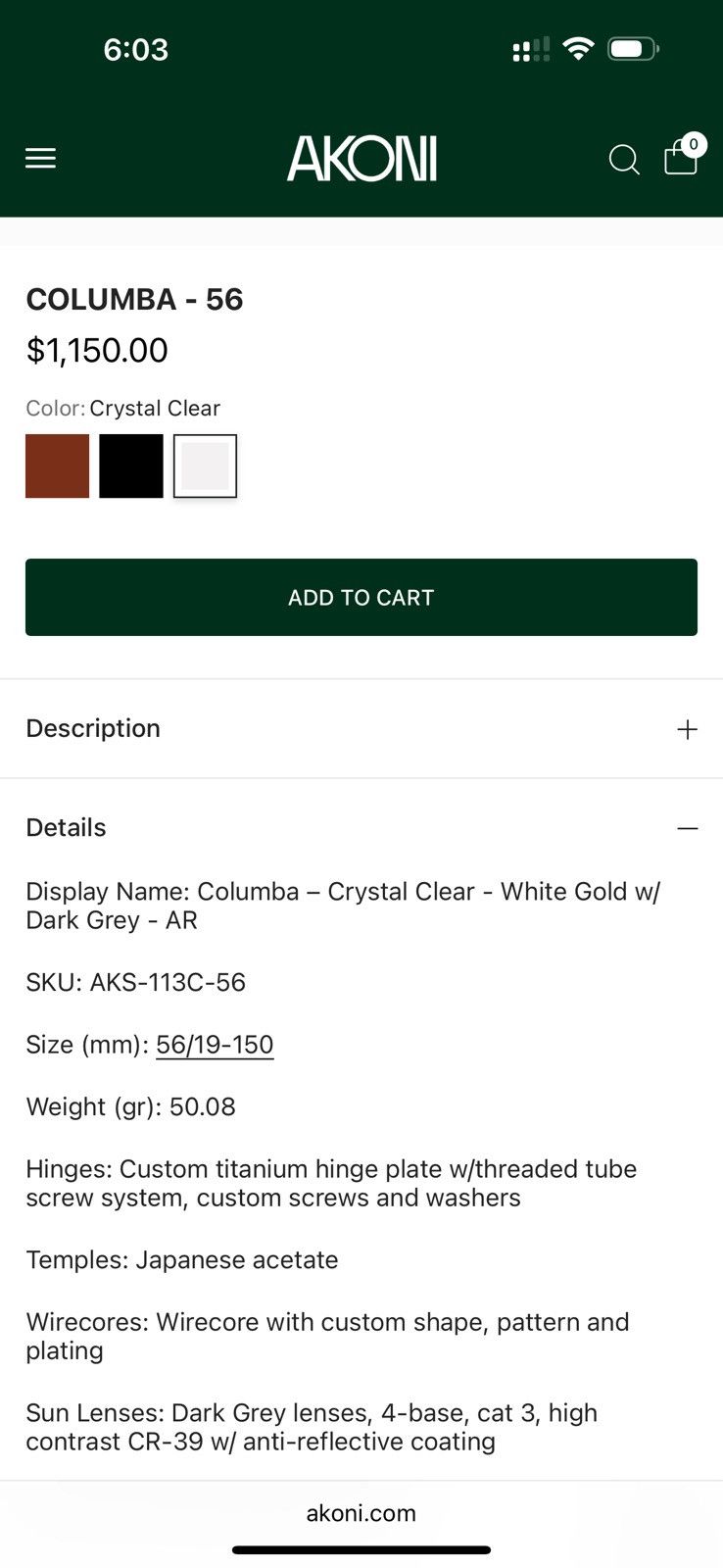 Akoni COLUMBIA 56 Size ONE SIZE - 9 Thumbnail