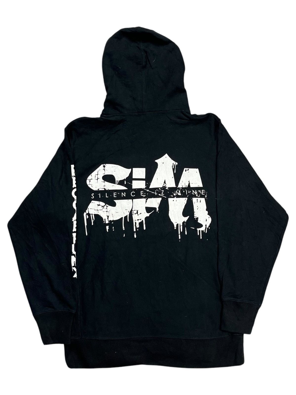 Japanese Brand 2000s Silence Iz Mine - Reggae Punx Hoodie Size US M / EU 48-50 / 2 - 3 Thumbnail