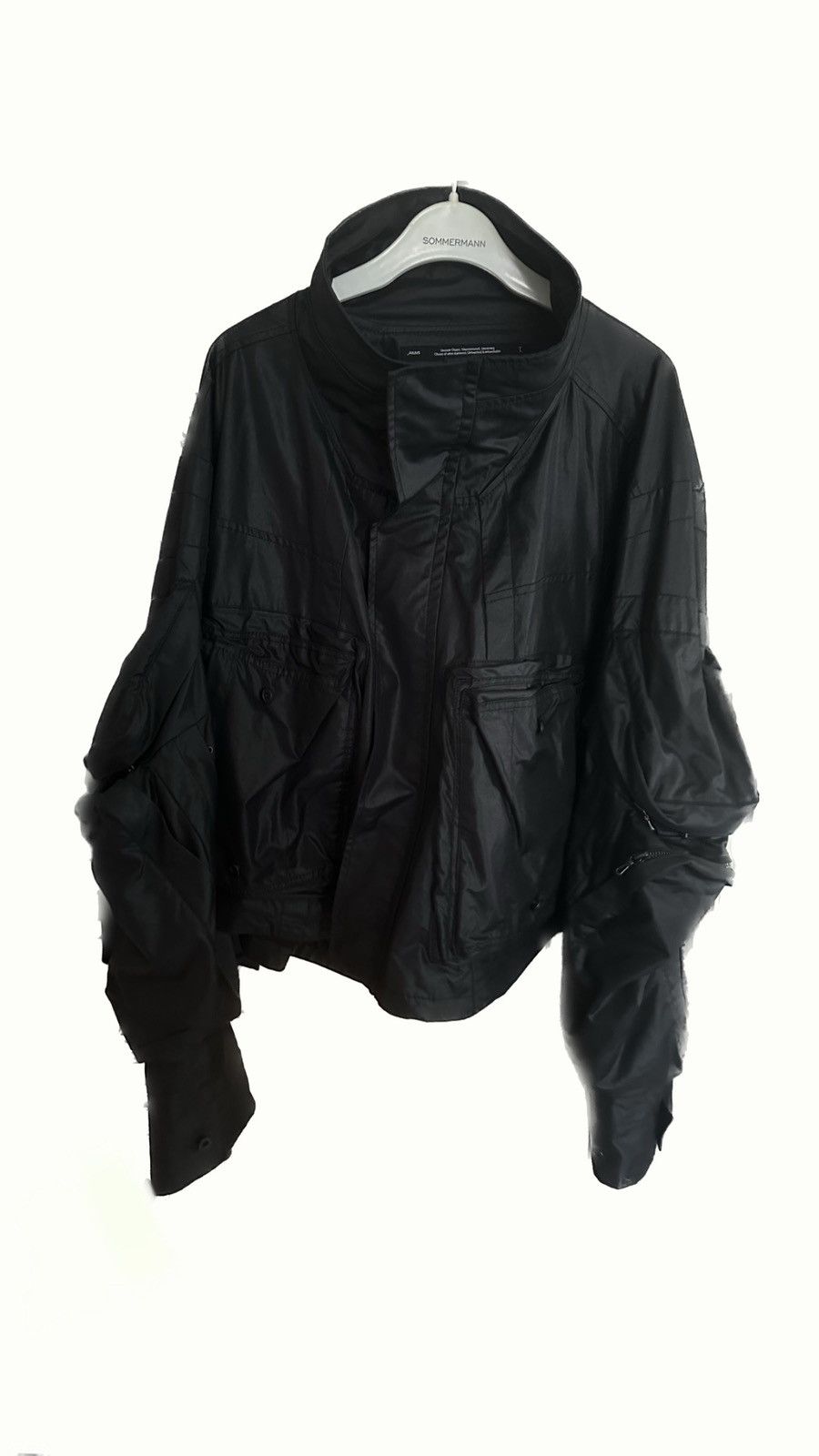 image of Julius Cropped Jacket in Black, Men's (Size Medium)
