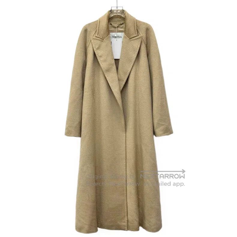 Max Mara Max Mara Brown Alpaca Hair Reversible Long-Sleeve Coat Size M / US 6-8 / IT 42-44 - 1 Thumbnail