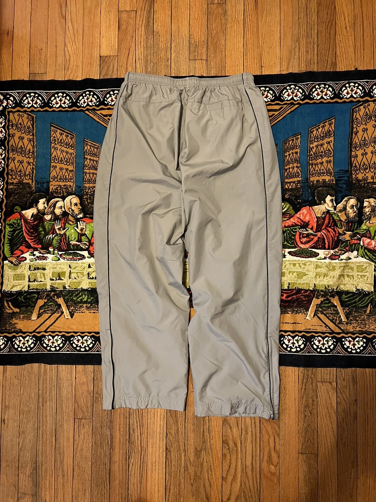 Nike Vintage Nike TrackPants Wind Baggy Pants Small Swoosh Y2k Size 38 - 3 Thumbnail