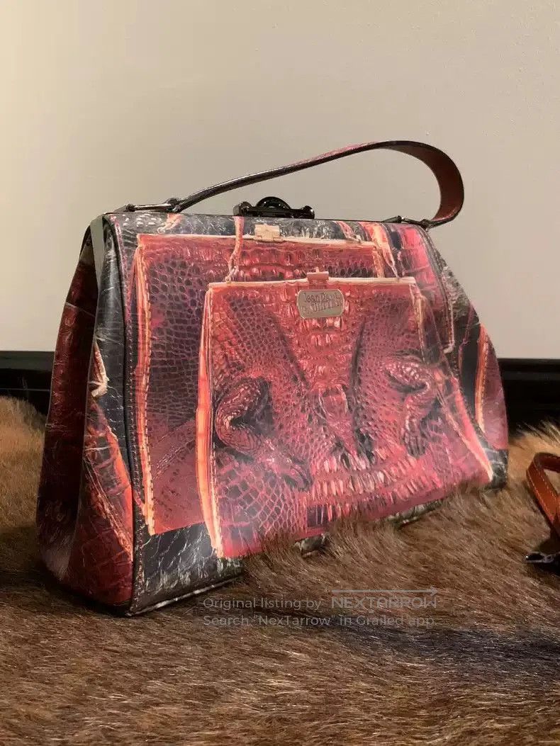 Jean Paul Gaultier Jean Paul Gaultier Medieval red crocodile bag. Size ONE SIZE - 3 Thumbnail