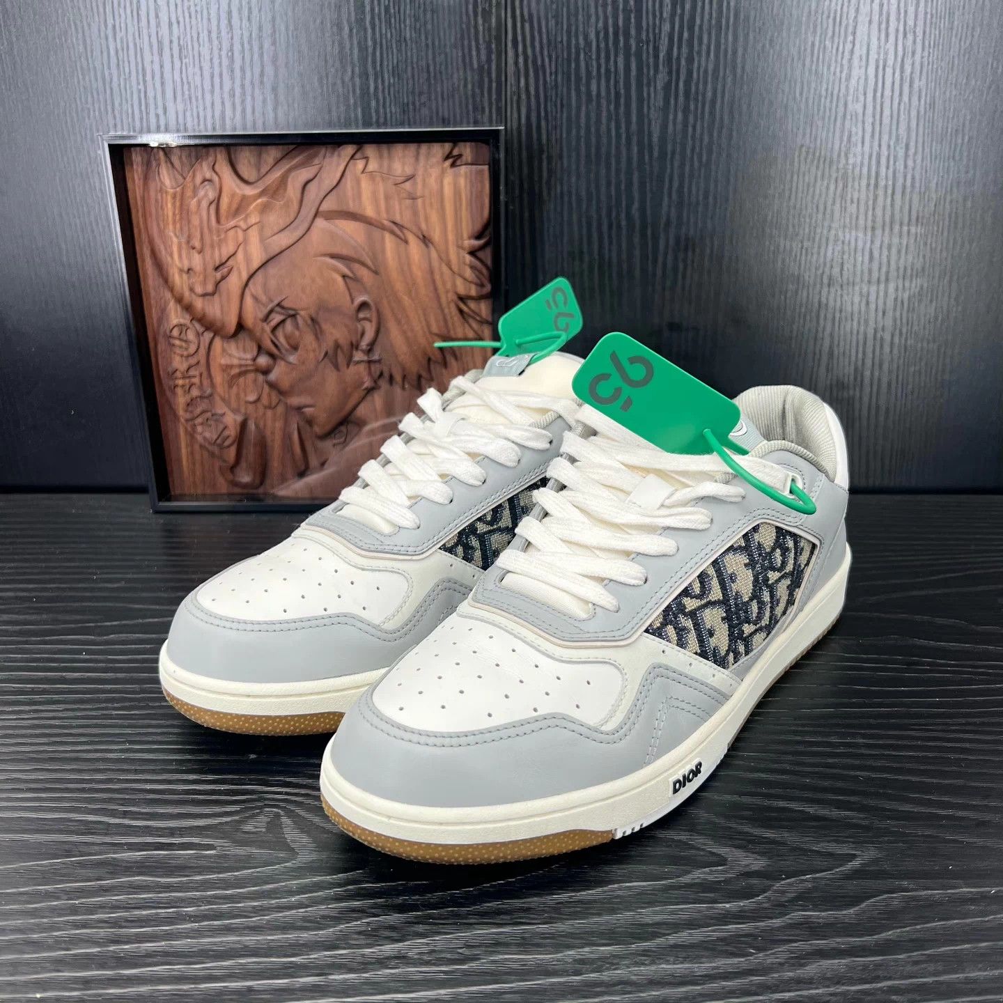 Dior Dior B27 Gray White 43 Like New Size US 10 / EU 43 - 1 Thumbnail