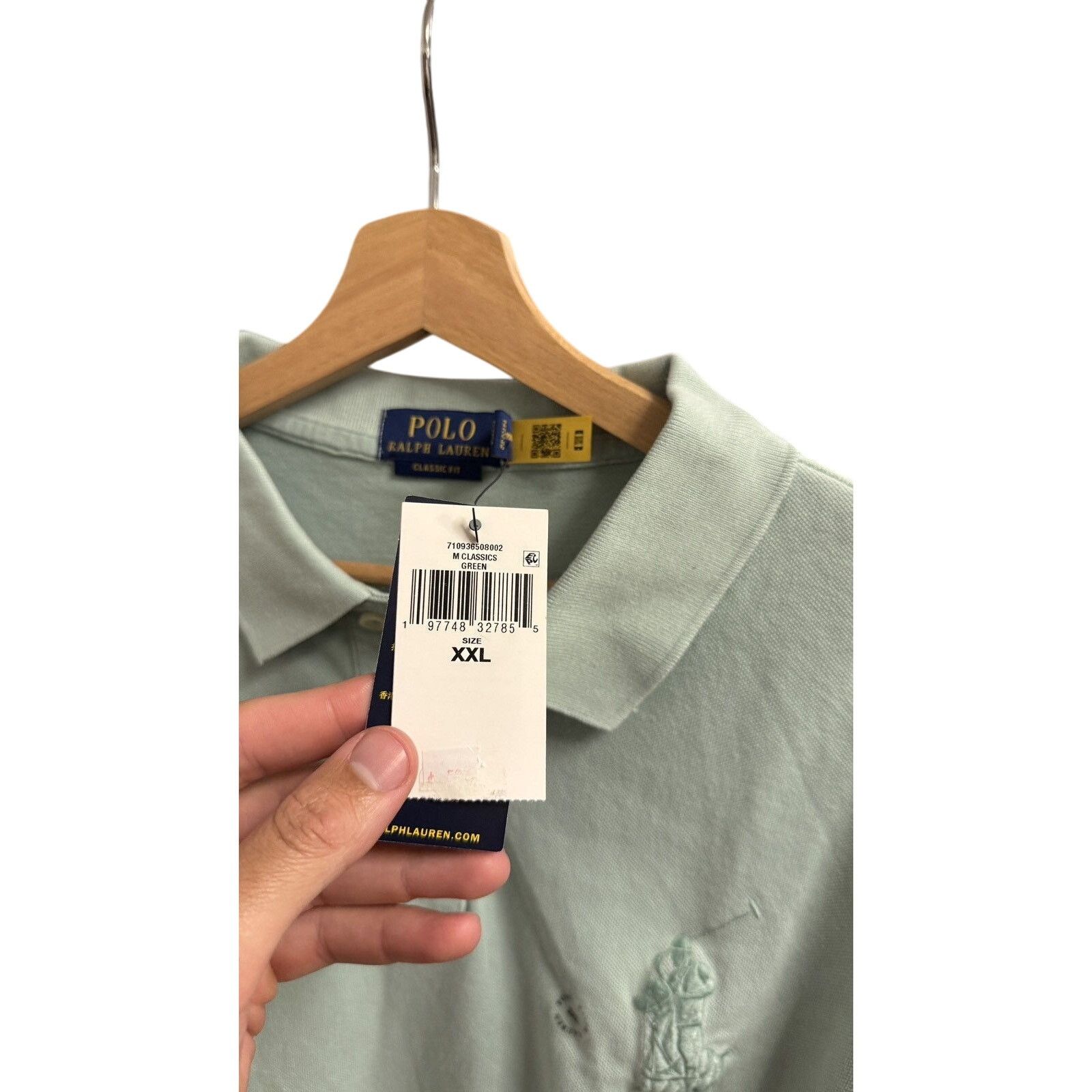Polo Ralph Lauren Polo Ralph Lauren Big Pony Polo Shirt Green Size XXL Size US XXL / EU 58 / 5 - 3 Thumbnail