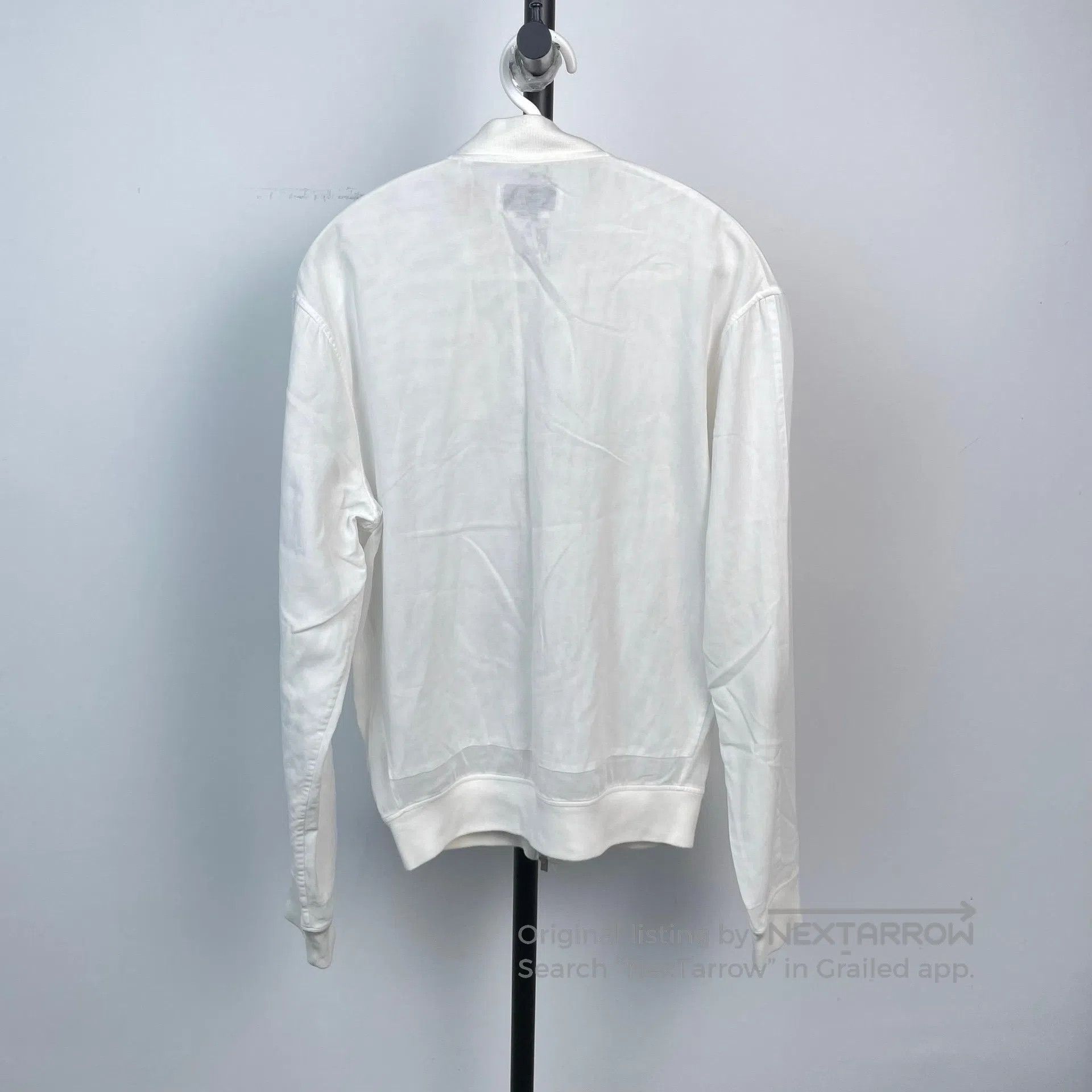 Hermes Hermes size 37 White Silk Lapel Zipper Jacket| Size US S / EU 44-46 / 1 - 2 Thumbnail