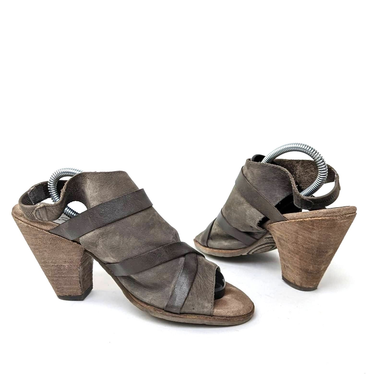 Designer OTBT Delhi Slingback Leather Pump Sandals- 8 Size US 8 / IT 38 - 6 Thumbnail