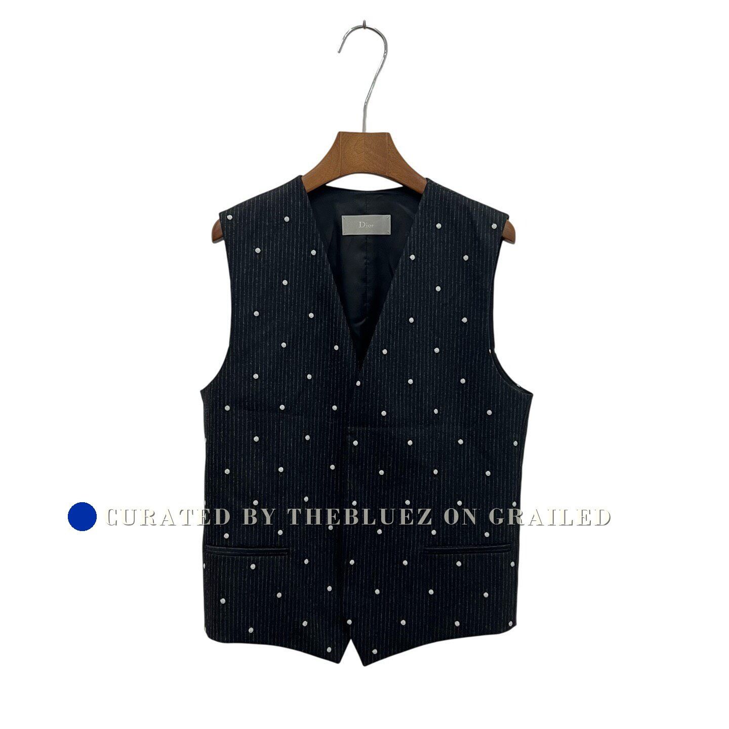 Dior Dior Wool Polka Dot Vest Size US S / EU 44-46 / 1 - 1 Thumbnail