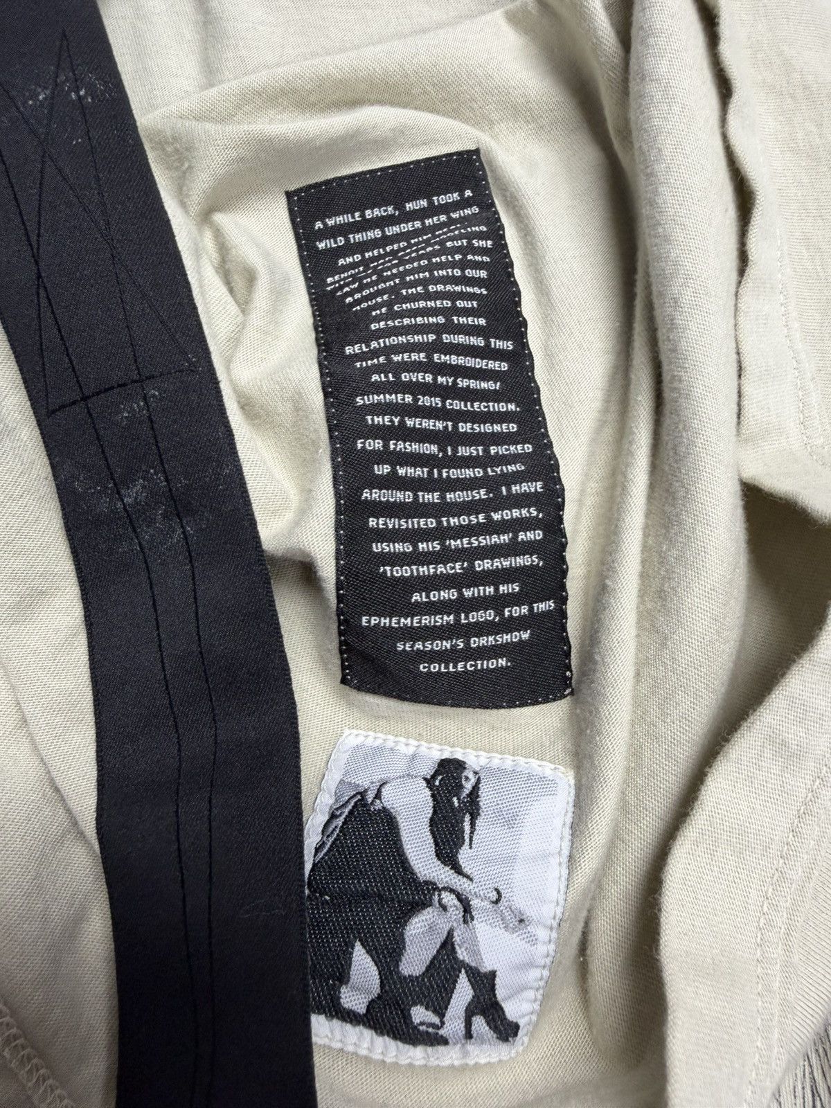 Rick Owens Rick Owens DRKSHDW Graffiti Face Longsleeve T Shirt Size US L / EU 52-54 / 3 - 3 Thumbnail