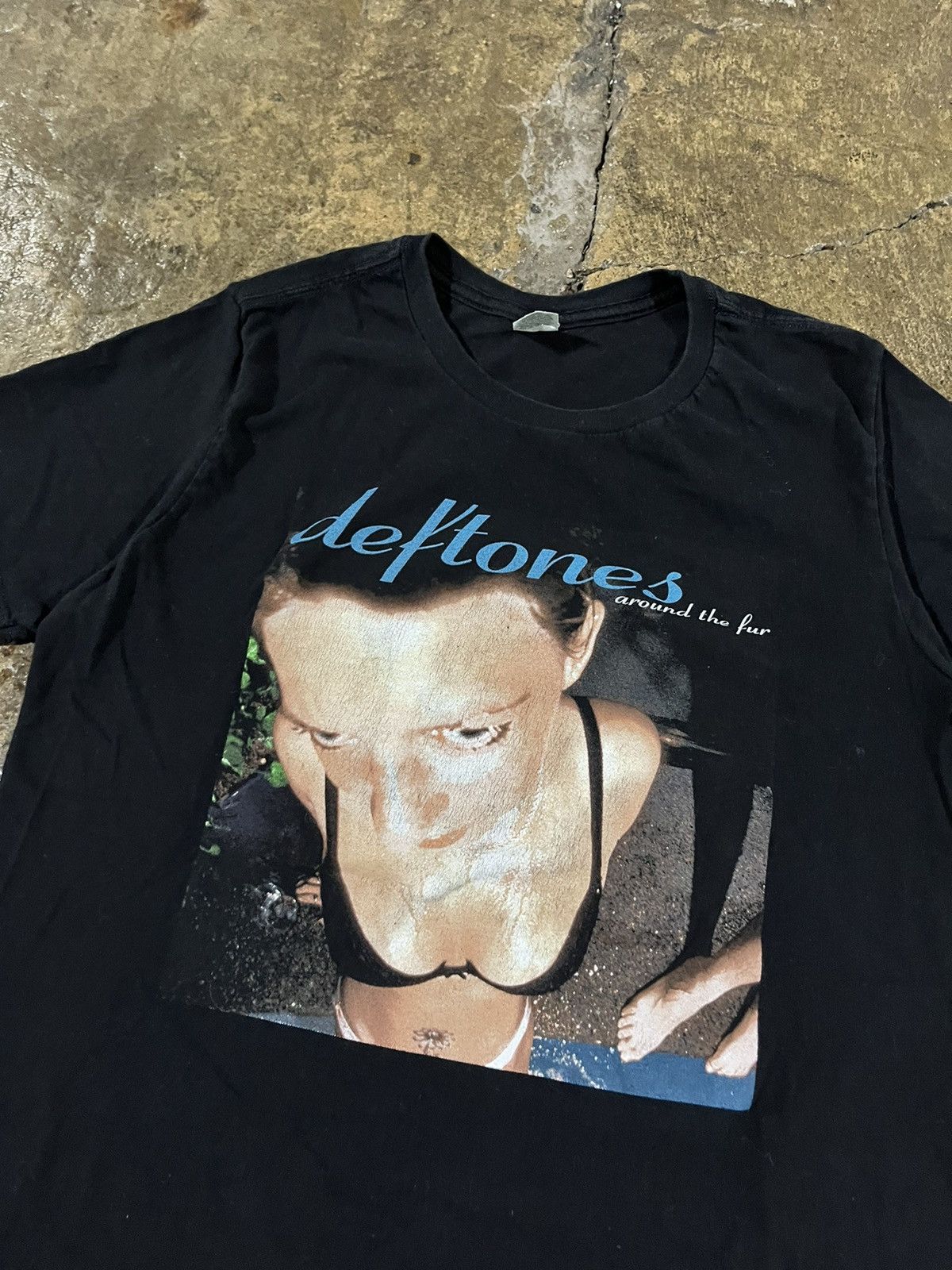 Band Tees × Vintage Crazy Vintage 00s Deftones Around the Fur Rare Band Tee Size US M / EU 48-50 / 2 - 3 Thumbnail