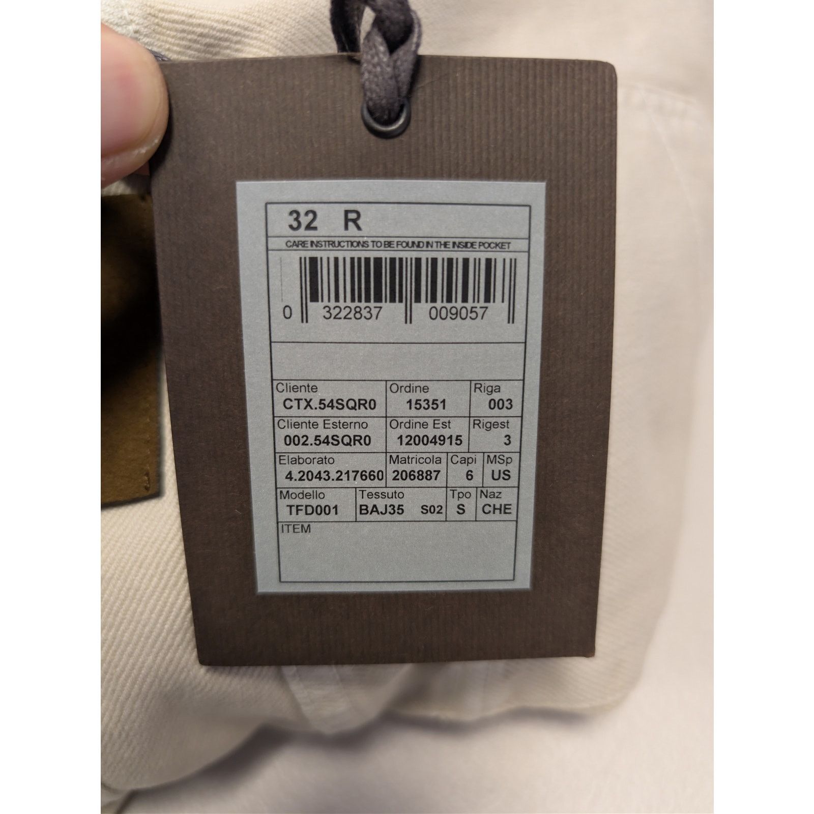 Tom Ford o1rshd1 Slim-Fit Cotton Denim Jeans in Beige Size US 32 / EU 48 - 22 Thumbnail