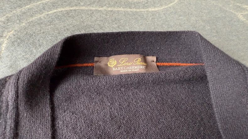 Loro Piana LORO PIANA Black goat cashmere cardigan Size US XL / EU 56 / 4 - 5 Thumbnail