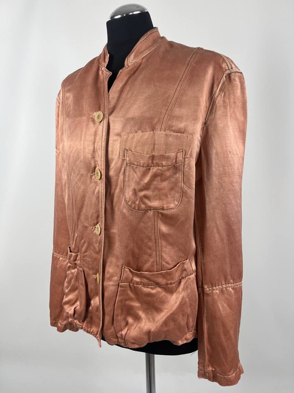 Transit Transit Par Such Avant Garde Peach Blazer Jacket Size 5 Size XS / US 0-2 / IT 36-38 - 3 Thumbnail