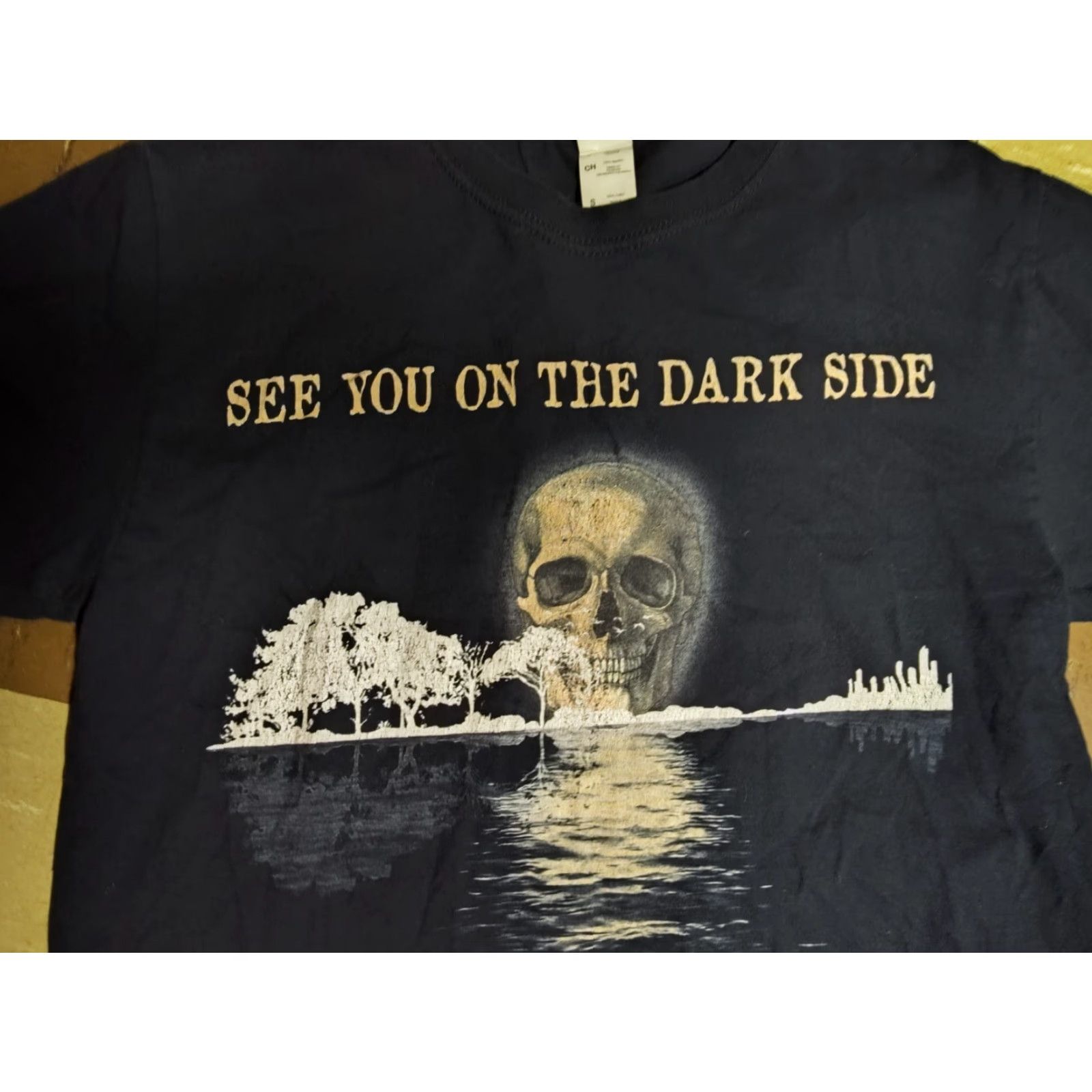 Fruit Of The Loom VINTAGE Pink Floyd Graphic Print T-Shirt See You On The Dark Side Of The Moon Black Fruit of the Loom Small Mens Size US S / EU 44-46 / 1 - 2 Thumbnail